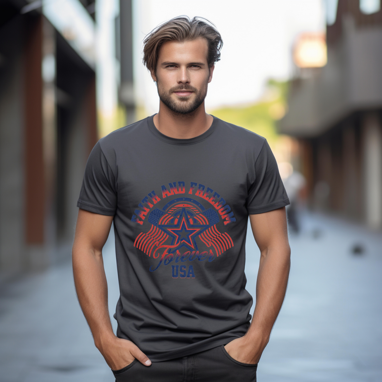 Faith & Freedom Forever USA Unisex T-Shirt