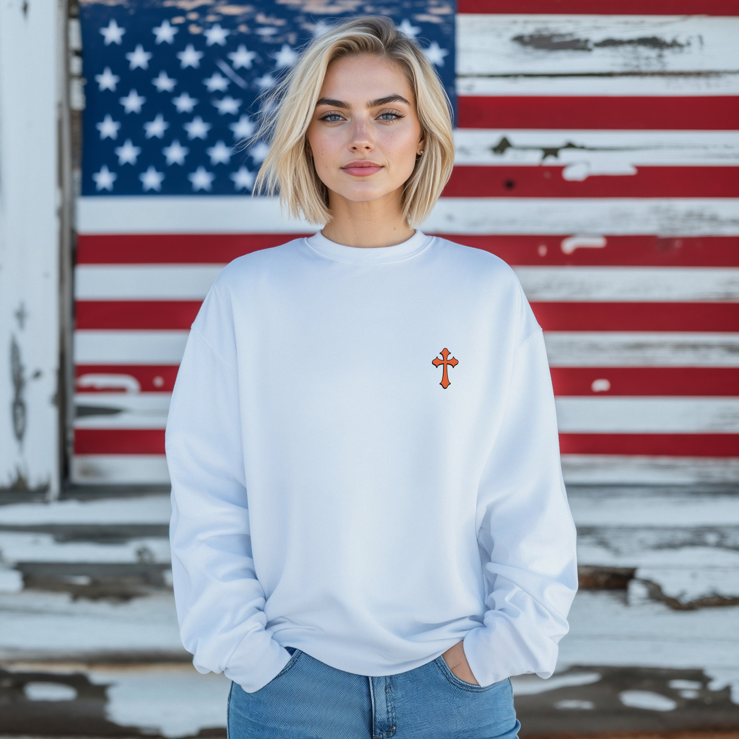 God is with you Always Inspirational Unisex Sweatshirt