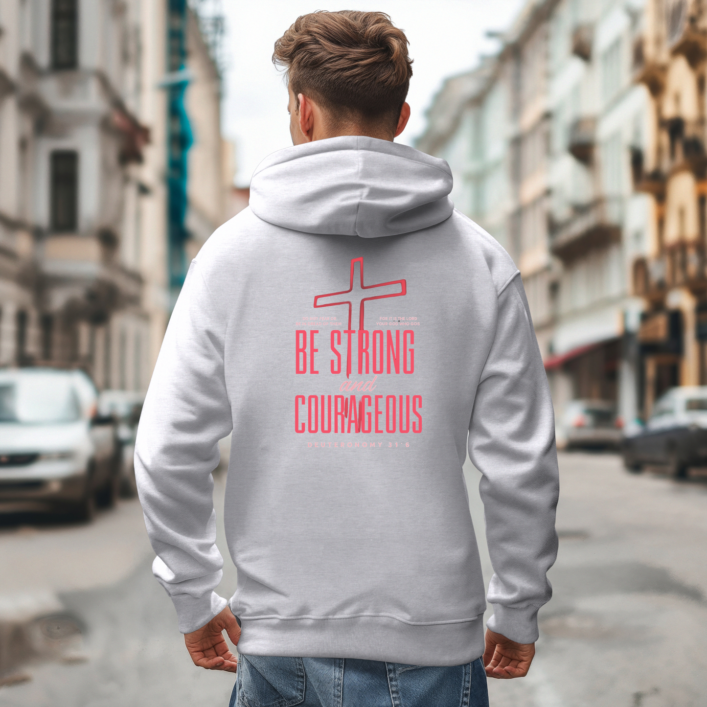 Be Strong and Courageous Unisex Hoodie