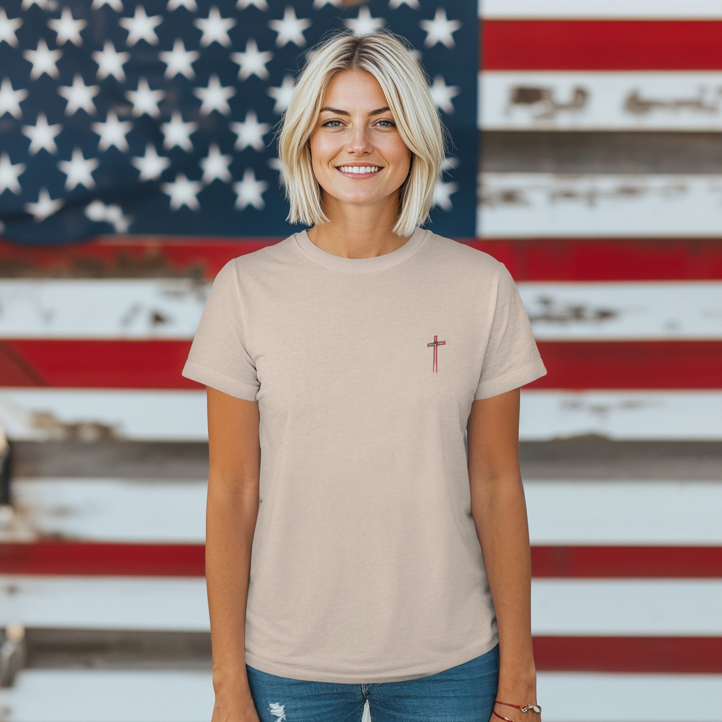 Be Strong and Courageous Christian Unisex T-Shirt