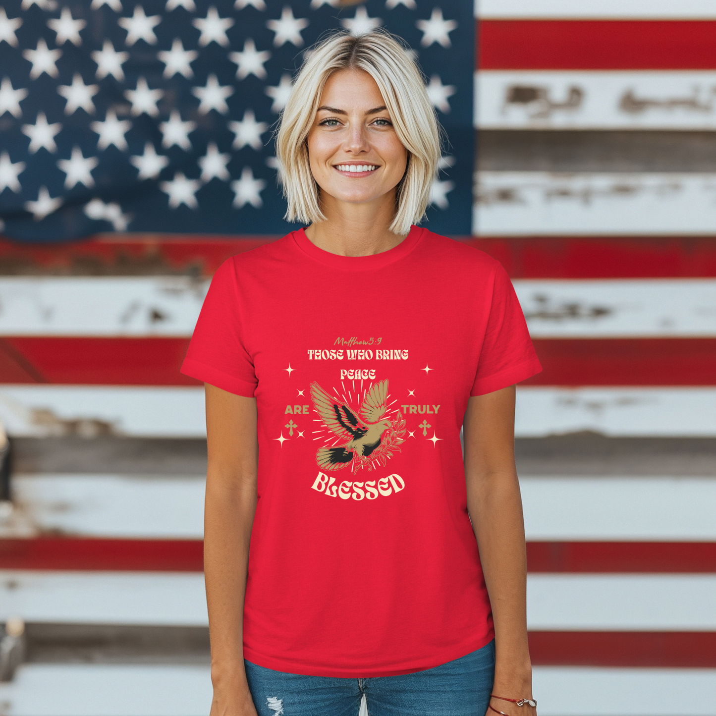 Blessed Peace Unisex Softstyle T-Shirt