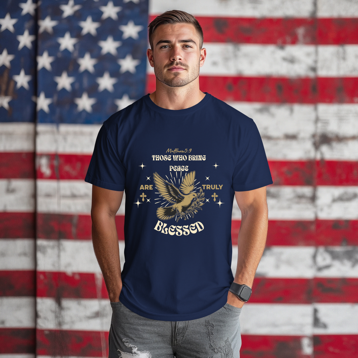 Blessed Peace Unisex Softstyle T-Shirt