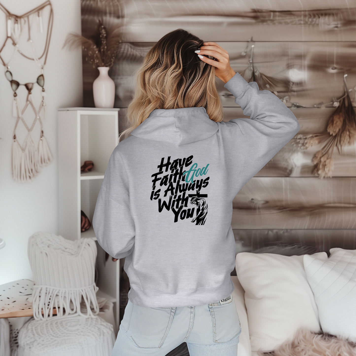 Faithful Love Hoodie Inspirational Unisex Hoodie