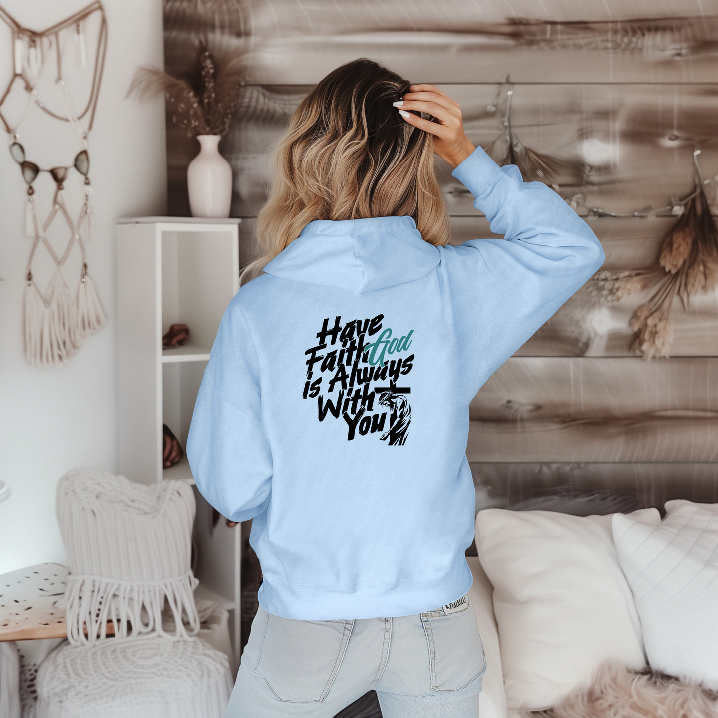 Faithful Love Hoodie Inspirational Unisex Hoodie