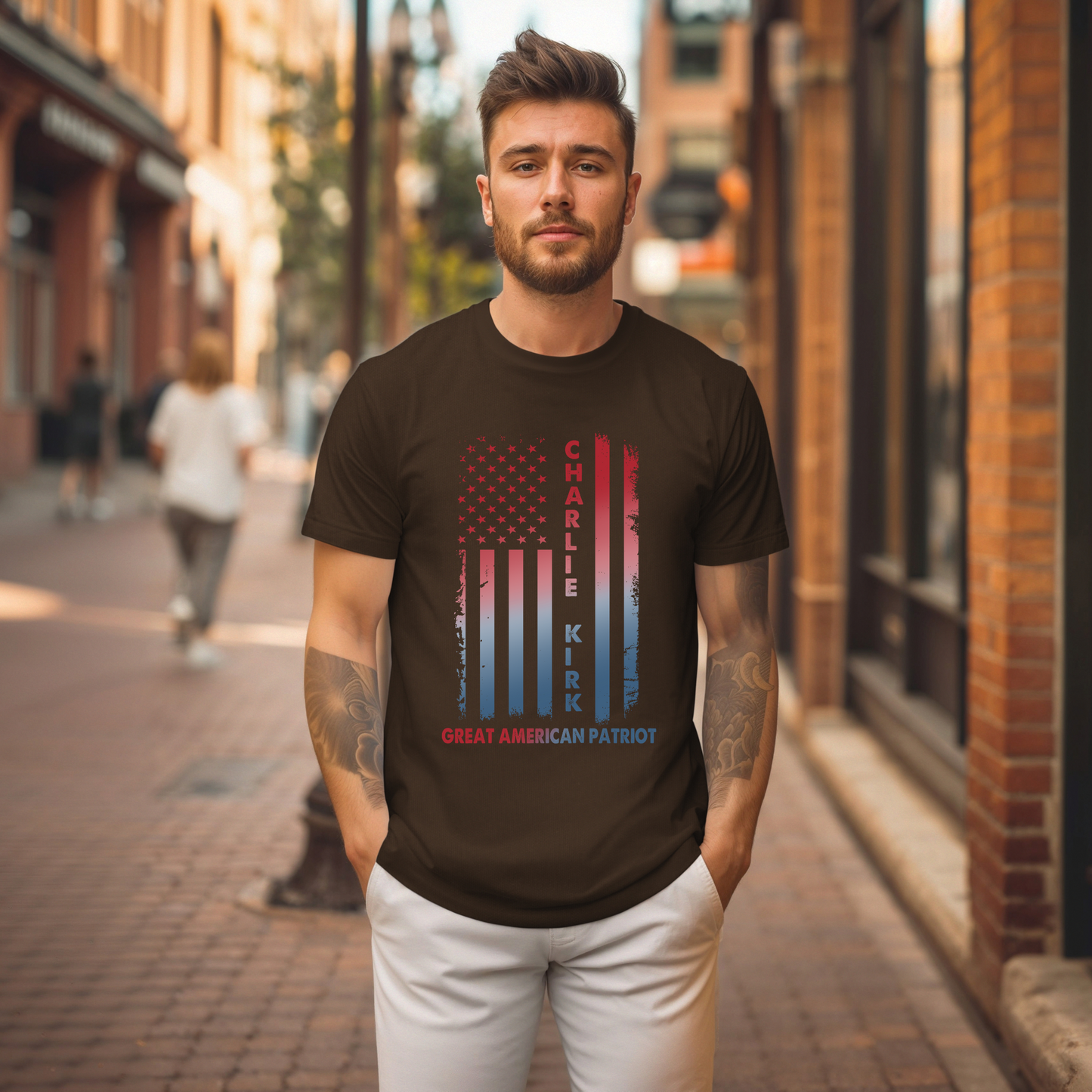 Charlie Kirk Patriot T-Shirt, Unisex Graphic Tee