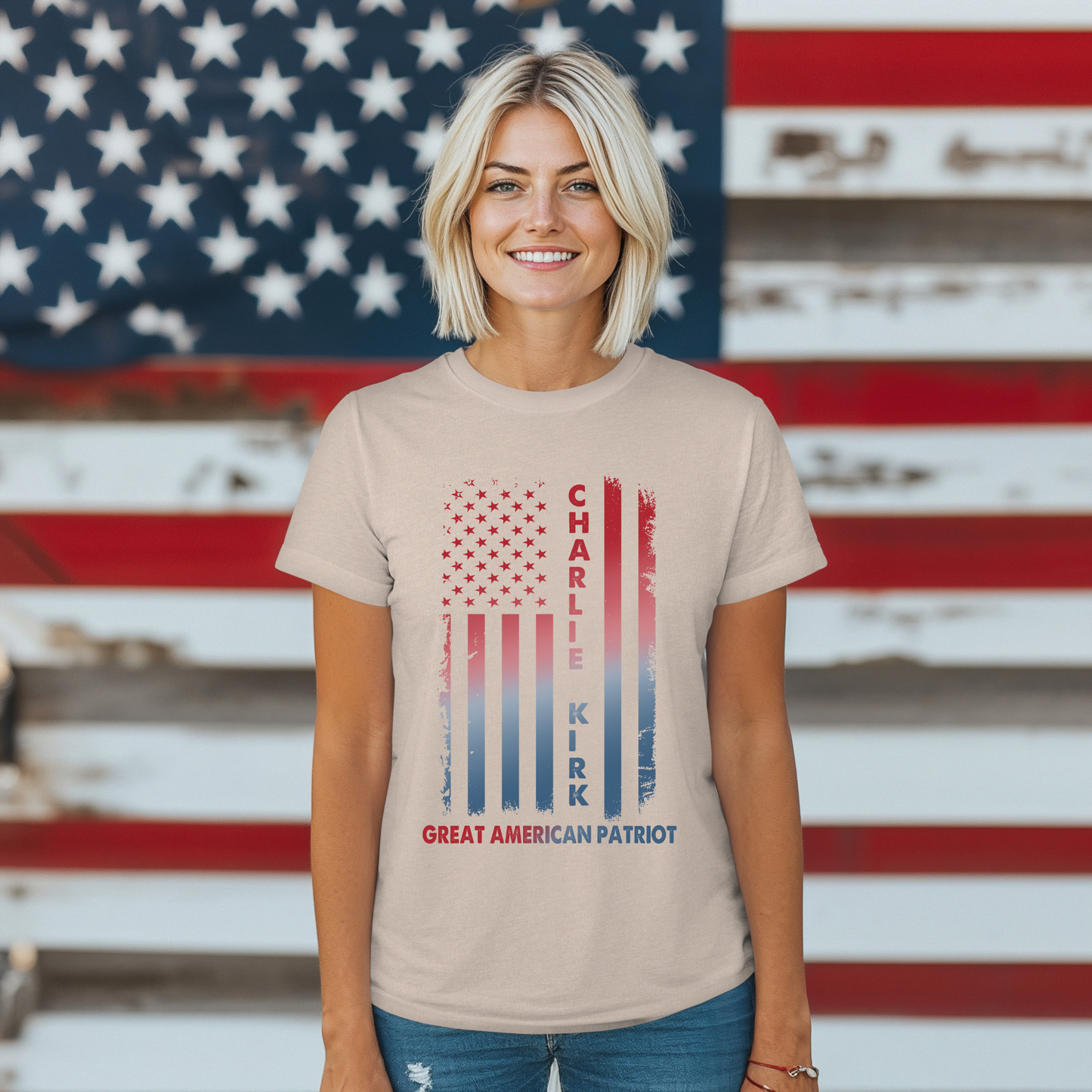 Charlie Kirk Patriot T-Shirt, Unisex Graphic Tee