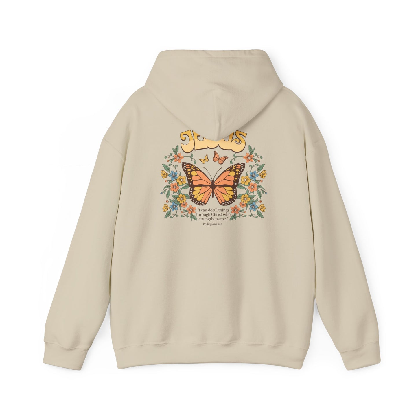 Butterfly JESUS Design Unisex Hoodie