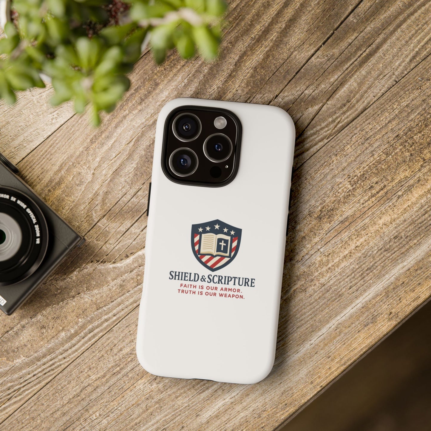 Shield & Scripture Phone Case