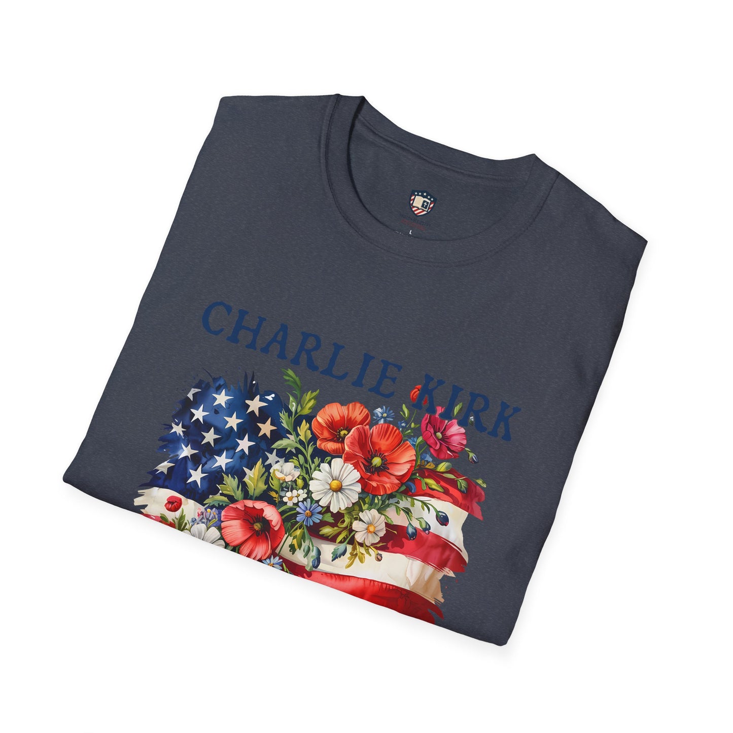 Patriotic Graphic T-Shirt, Charlie Kirk American Pride Unisex Tee