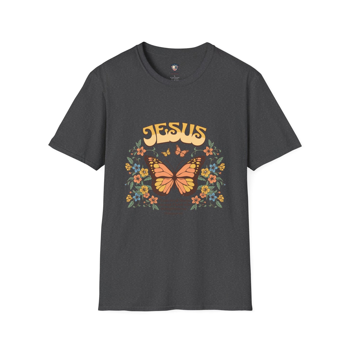 Jesus Butterfly Unisex Soft style T-Shirt