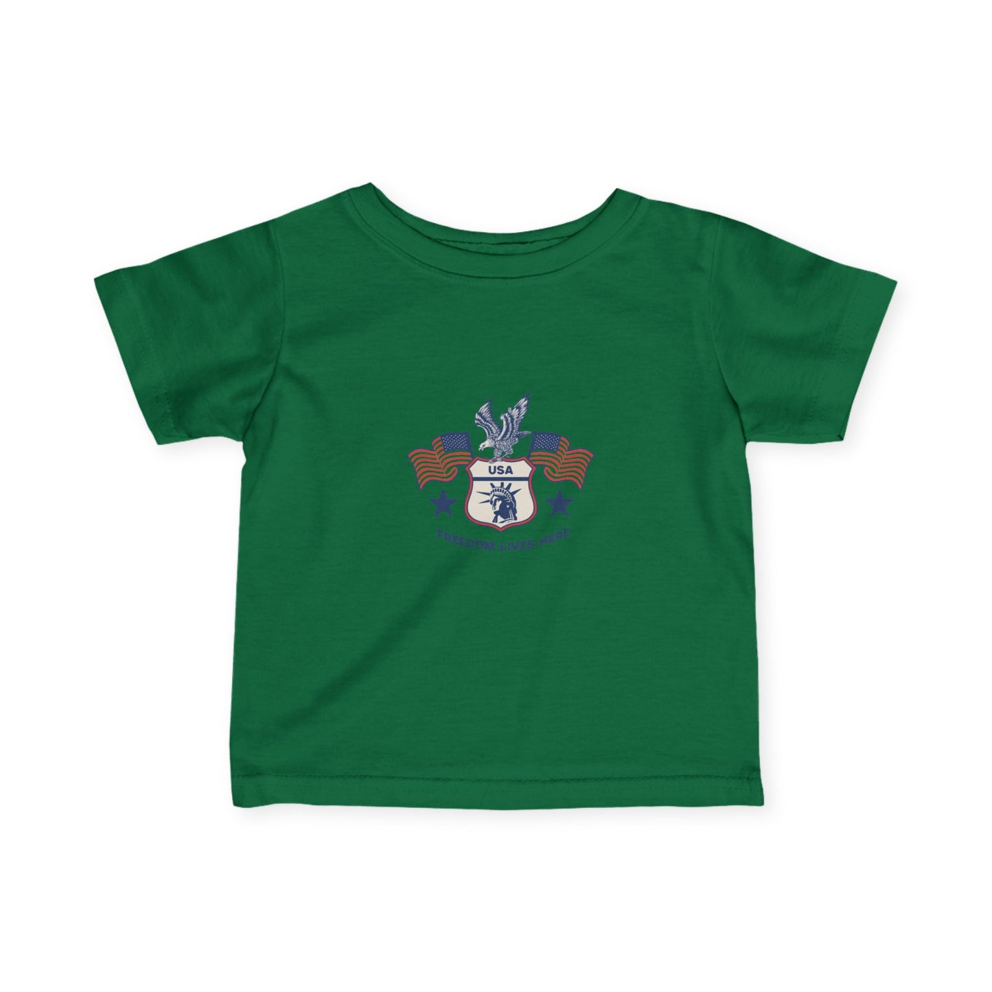 Patriotic Baby Tee, USA Graphic Toddler Shirt