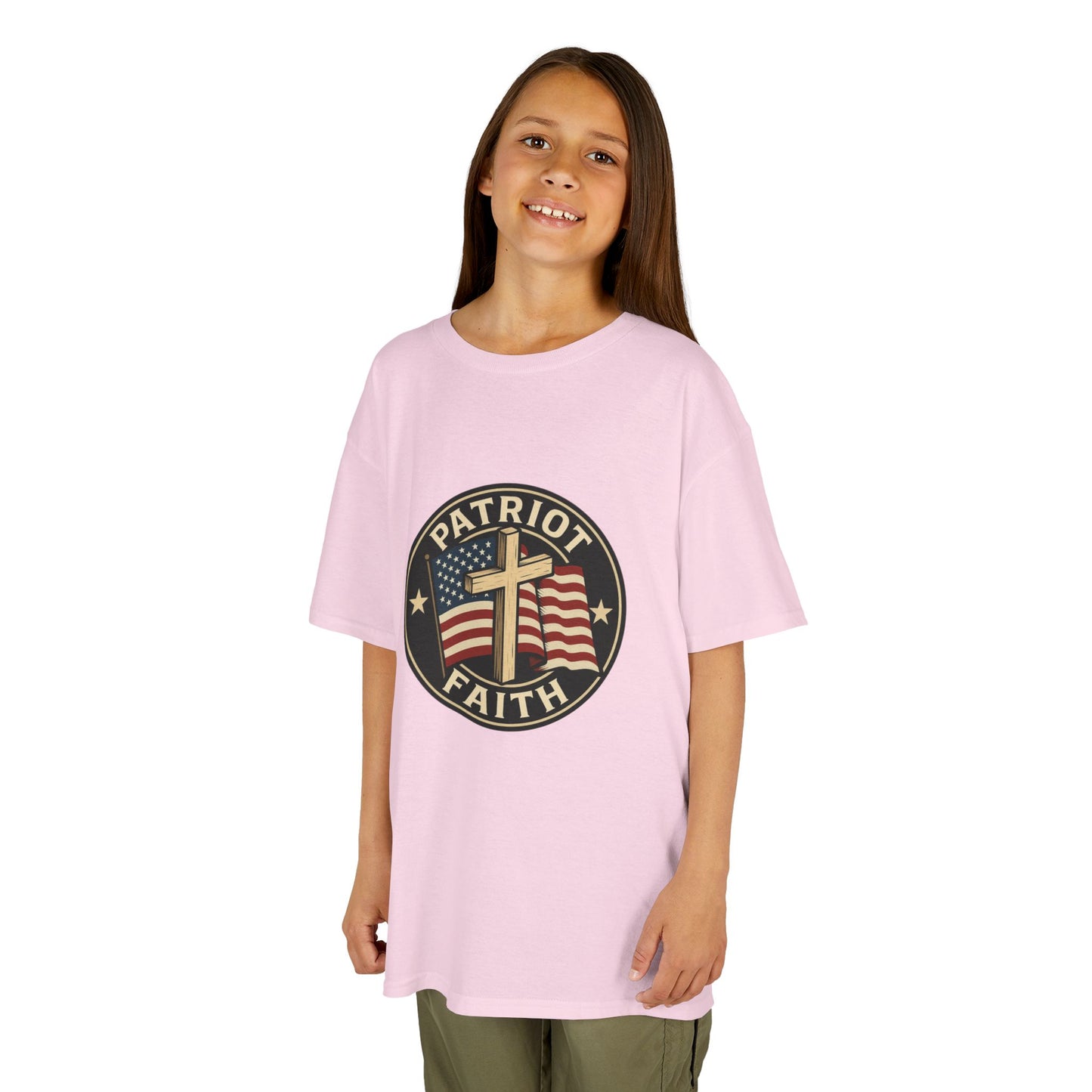 Patriotic Kids Tee - Faith & Freedom Everyday Wear