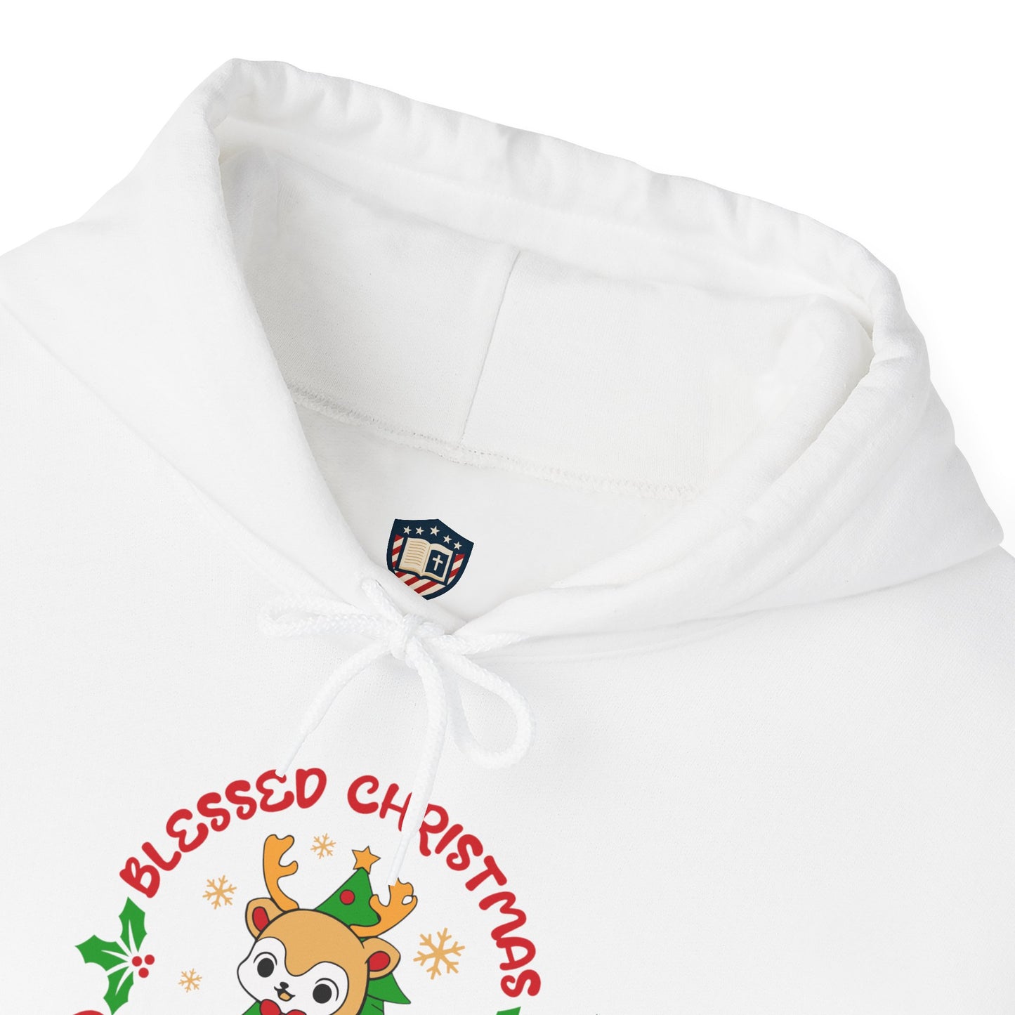 Blessed Christmas Proud Nation Design Unisex Hoodie