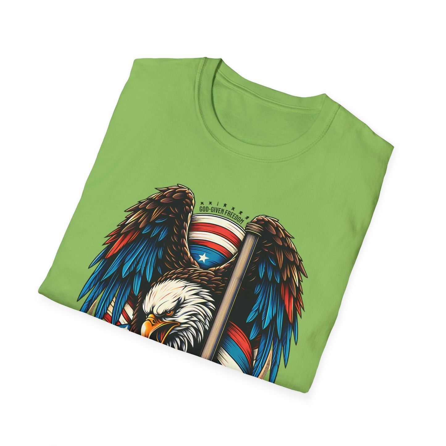 Patriotic Eagle Graphic Unisex T-Shirt