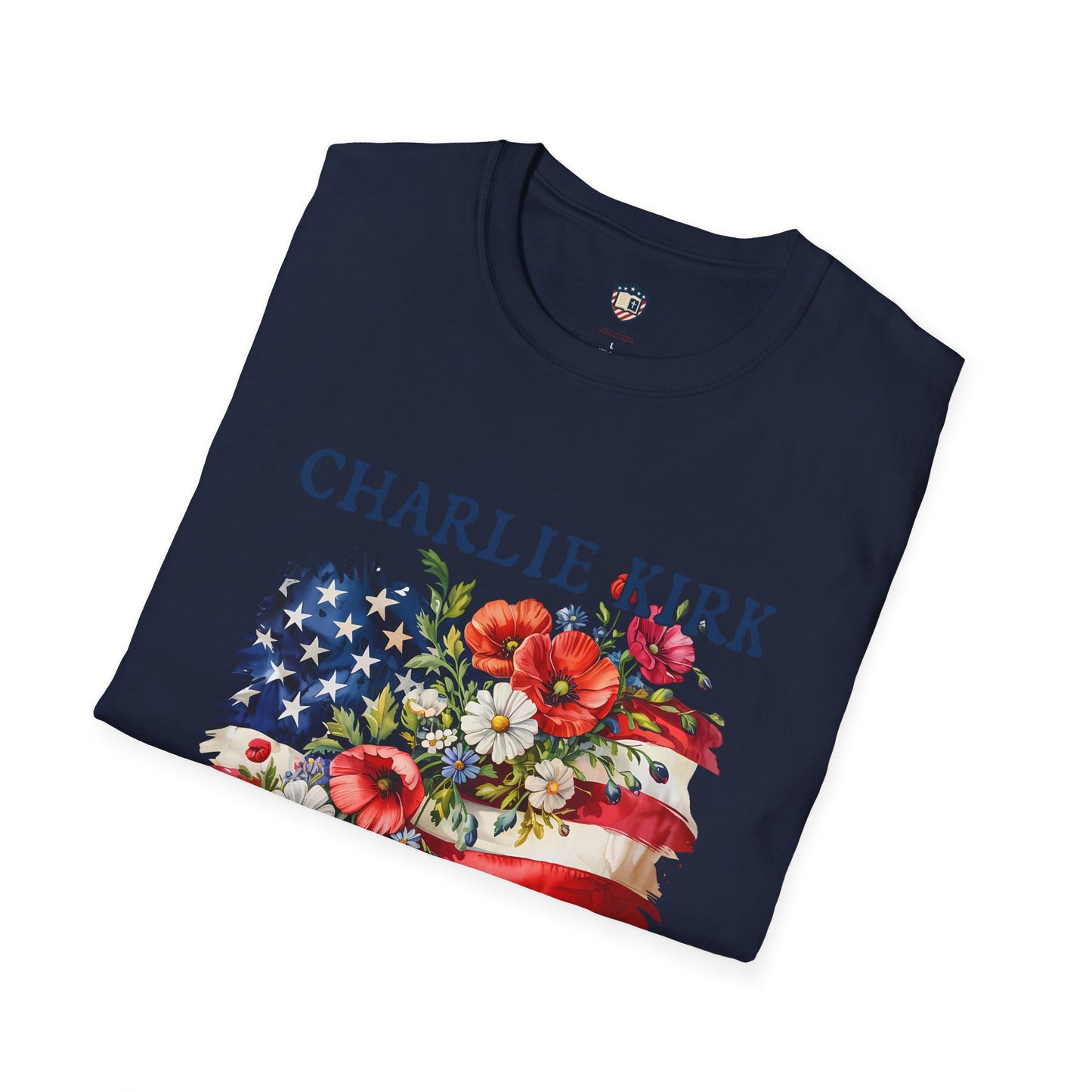 Patriotic Graphic T-Shirt, Charlie Kirk American Pride Unisex Tee
