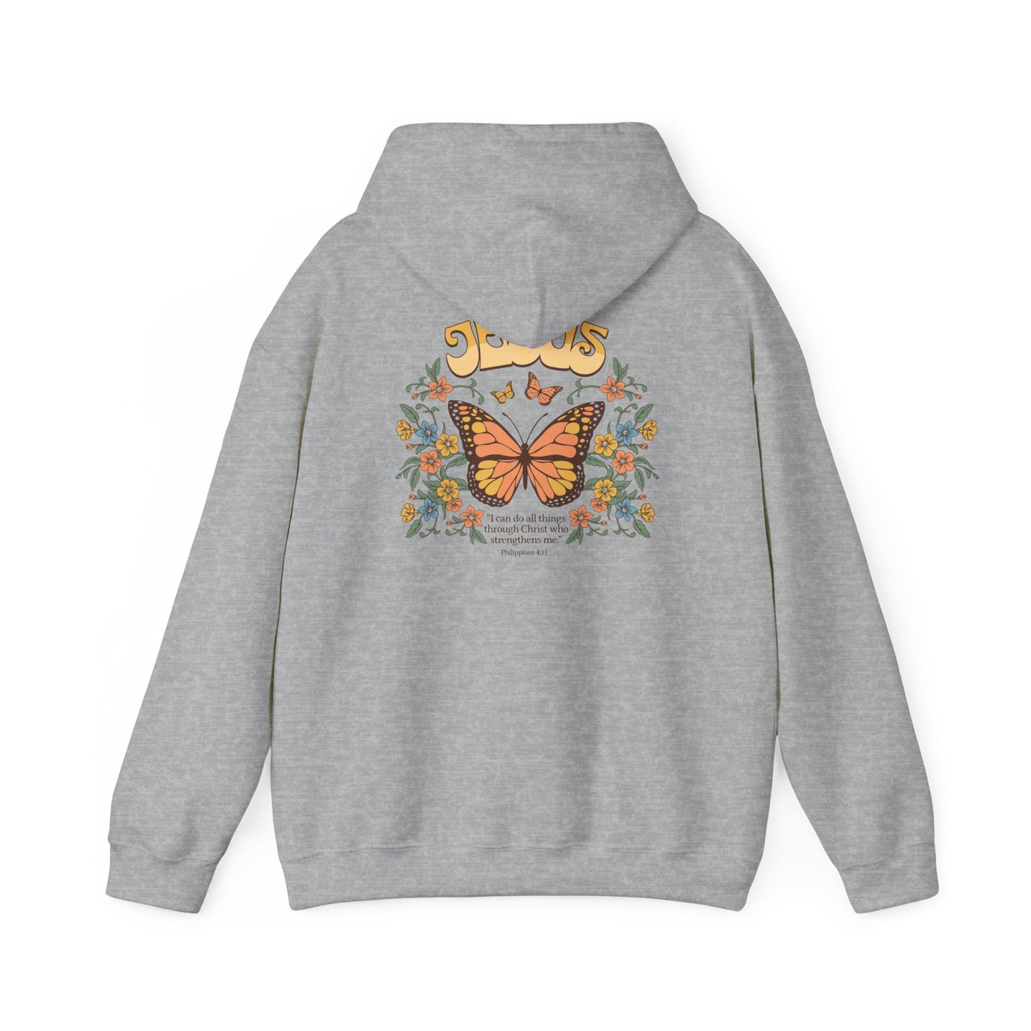 Butterfly JESUS Design Unisex Hoodie