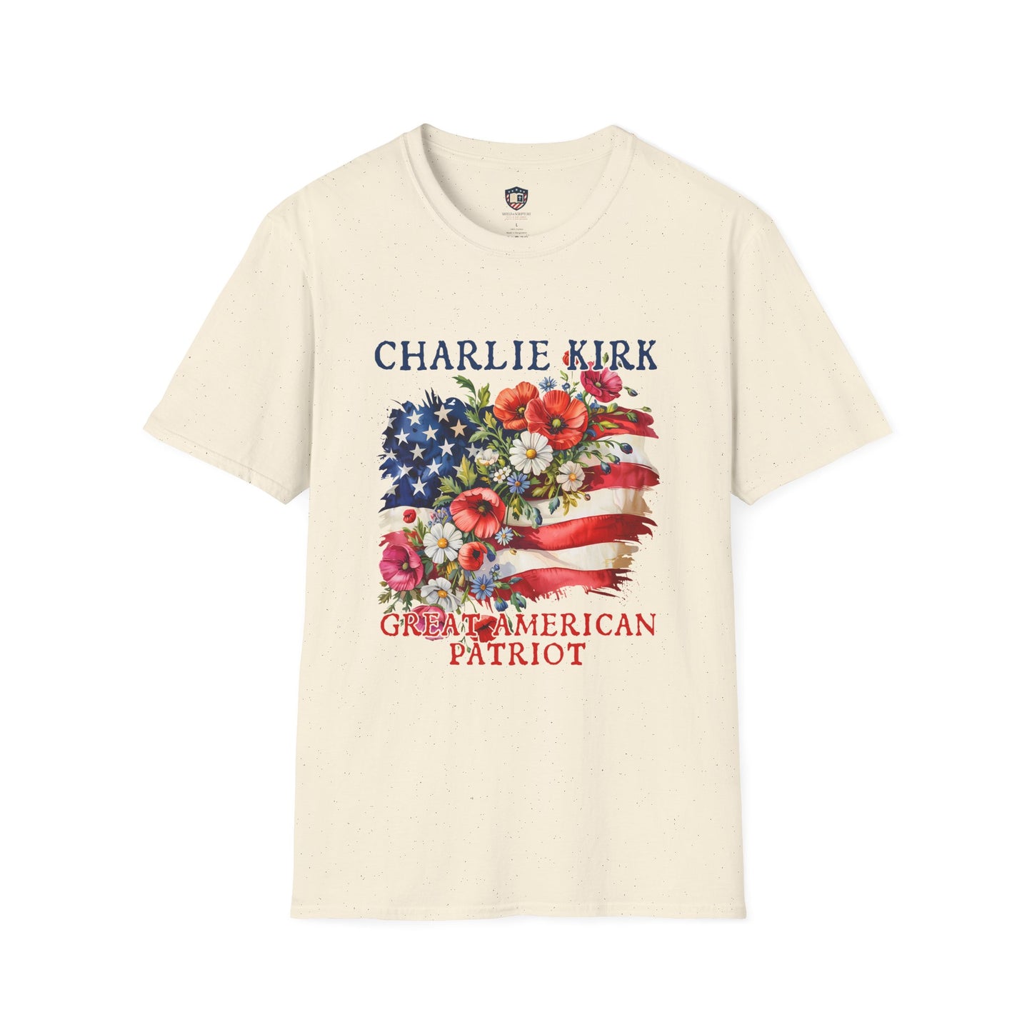 Patriotic Graphic T-Shirt, Charlie Kirk American Pride Unisex Tee