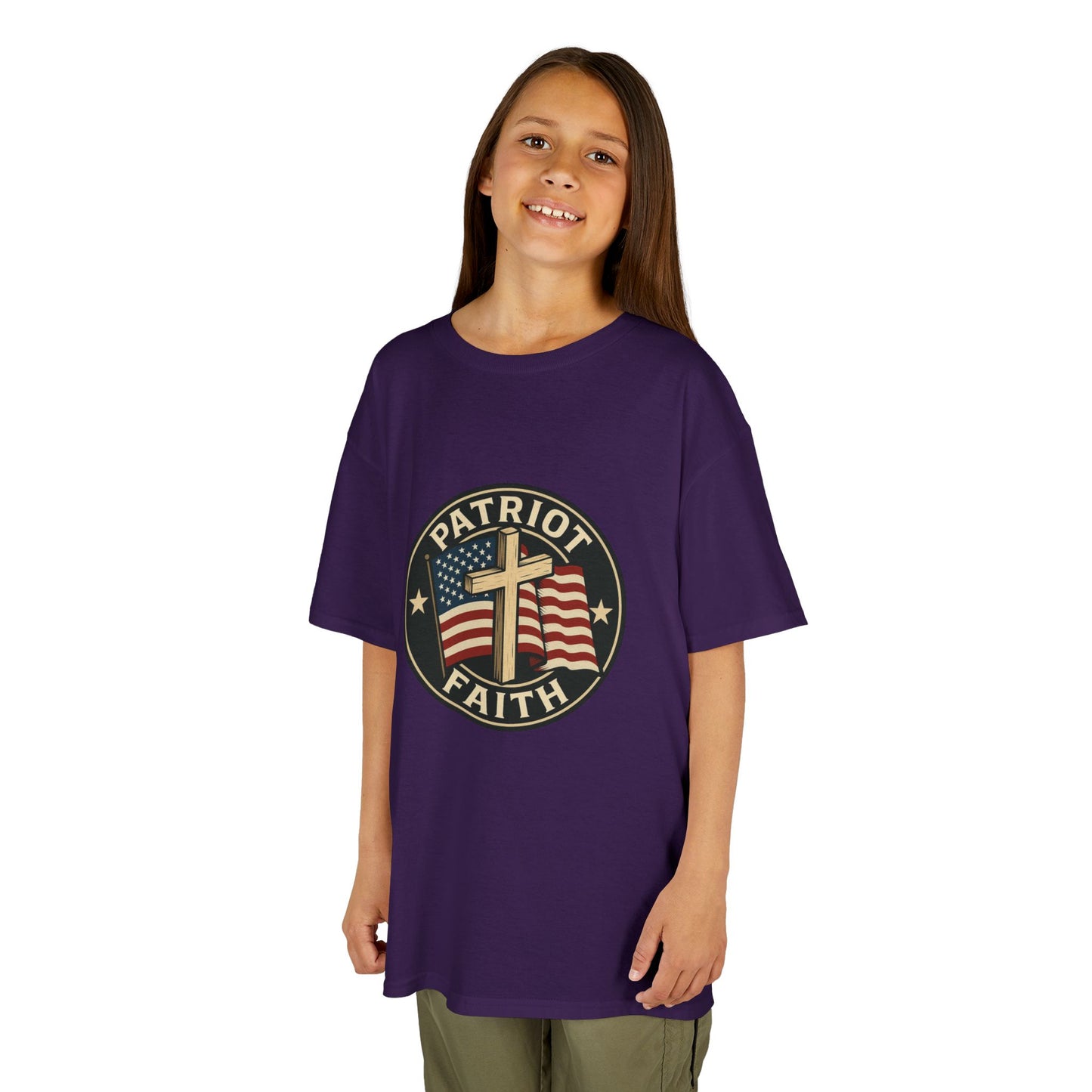 Patriotic Kids Tee - Faith & Freedom Everyday Wear
