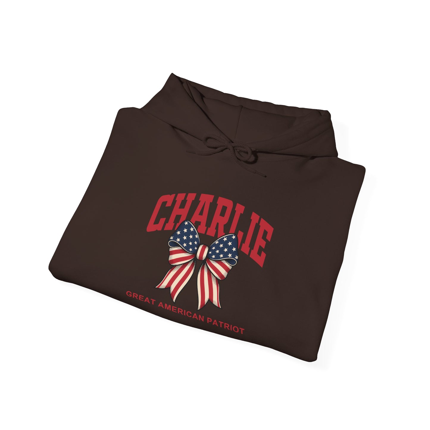 Charlie Kirk Great American Patriot Themed Unisex Hoodie