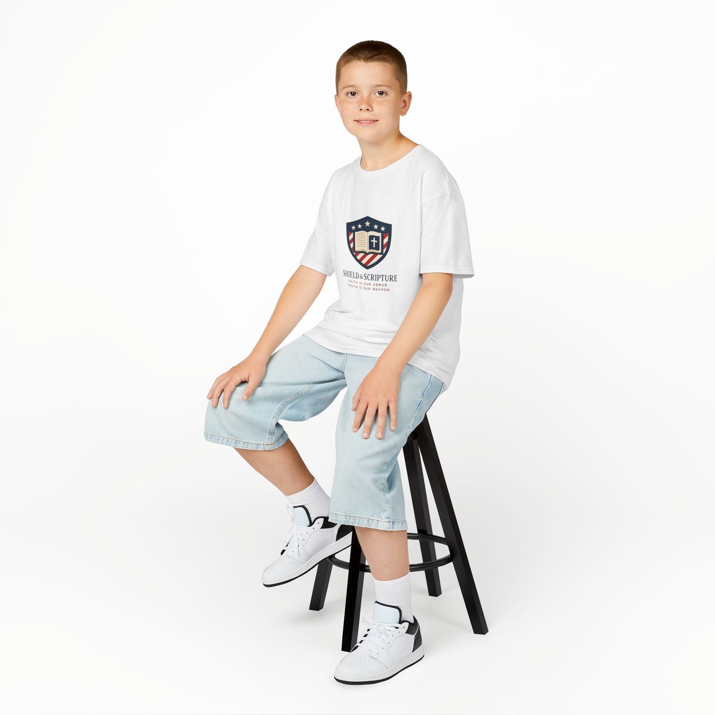 Shield & Scripture Kids Tee Daily Wear