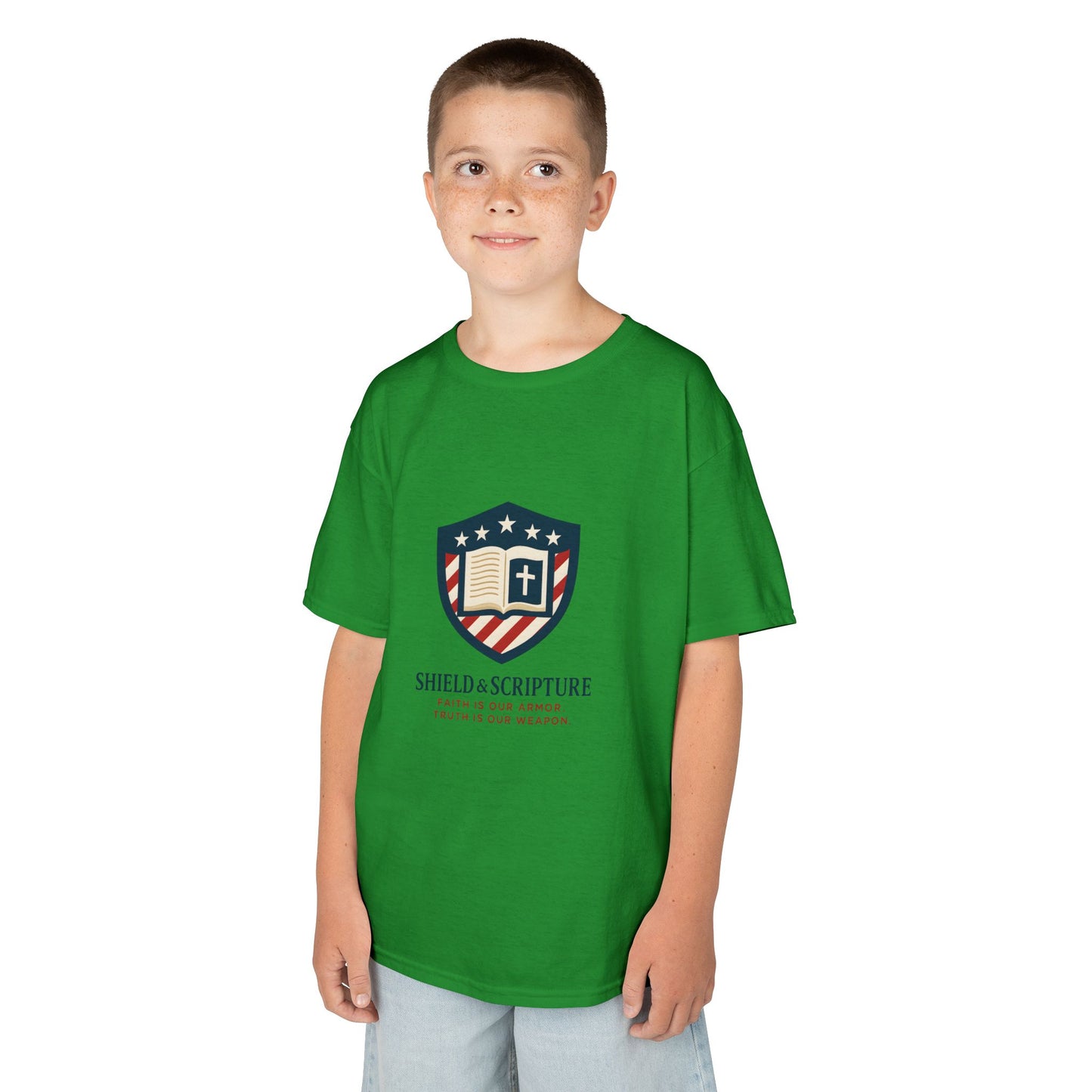 Shield & Scripture Kids Tee Daily Wear