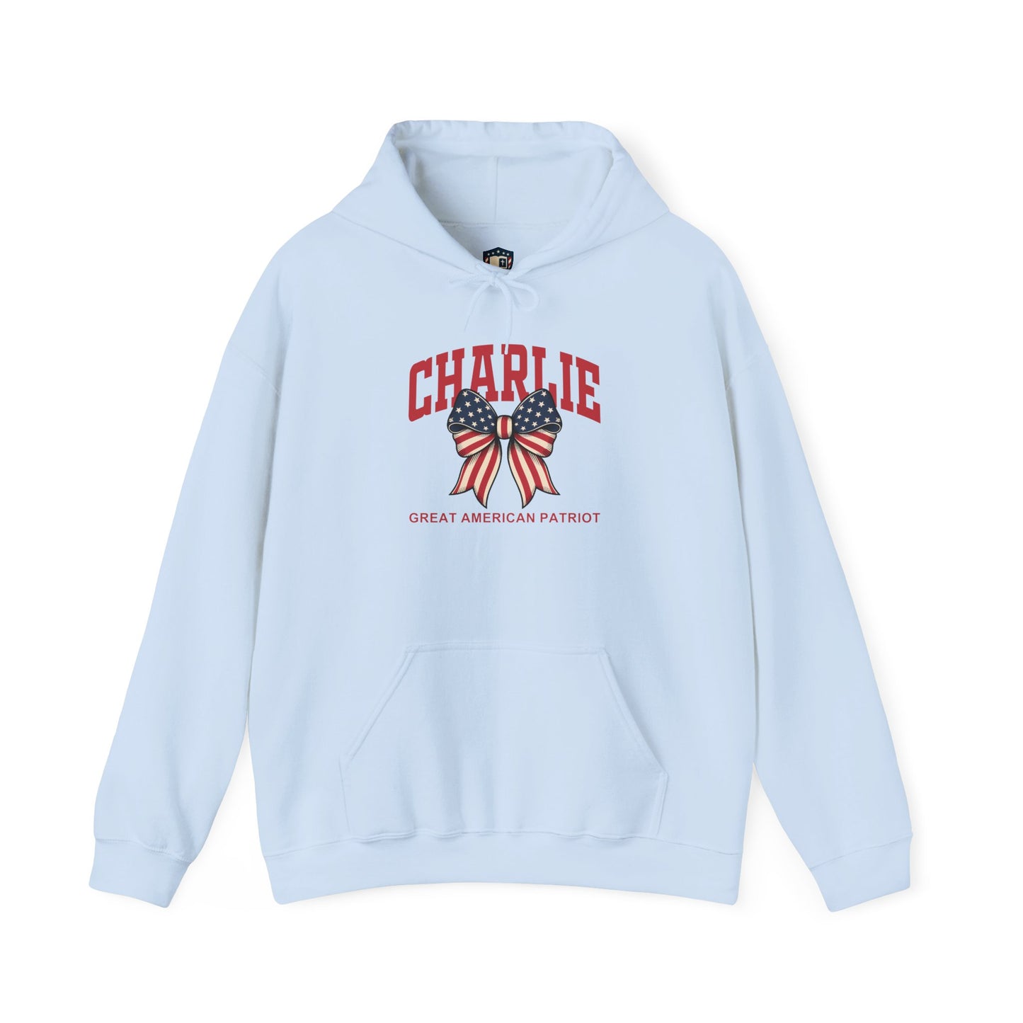 Charlie Kirk Great American Patriot Themed Unisex Hoodie