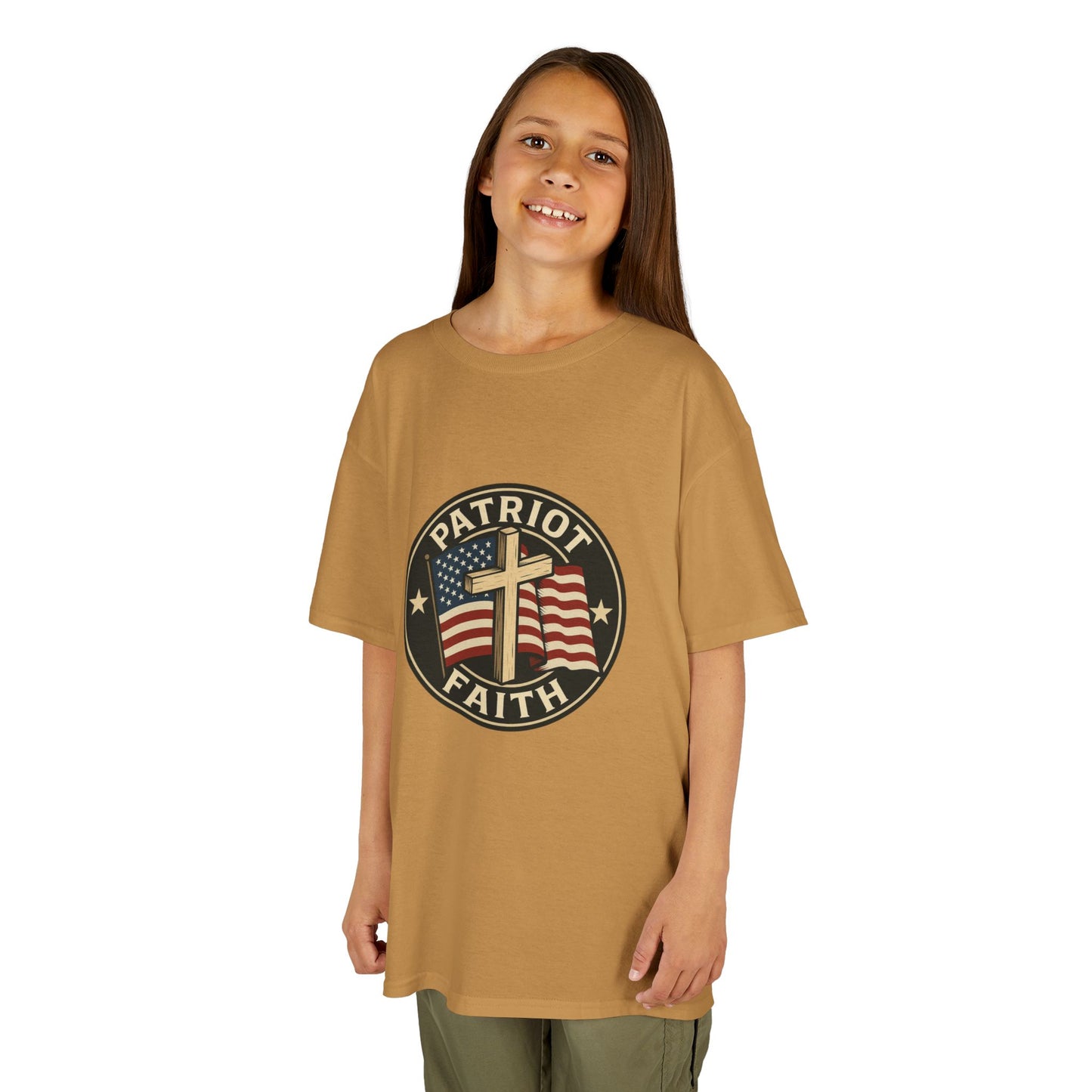 Patriotic Kids Tee - Faith & Freedom Everyday Wear