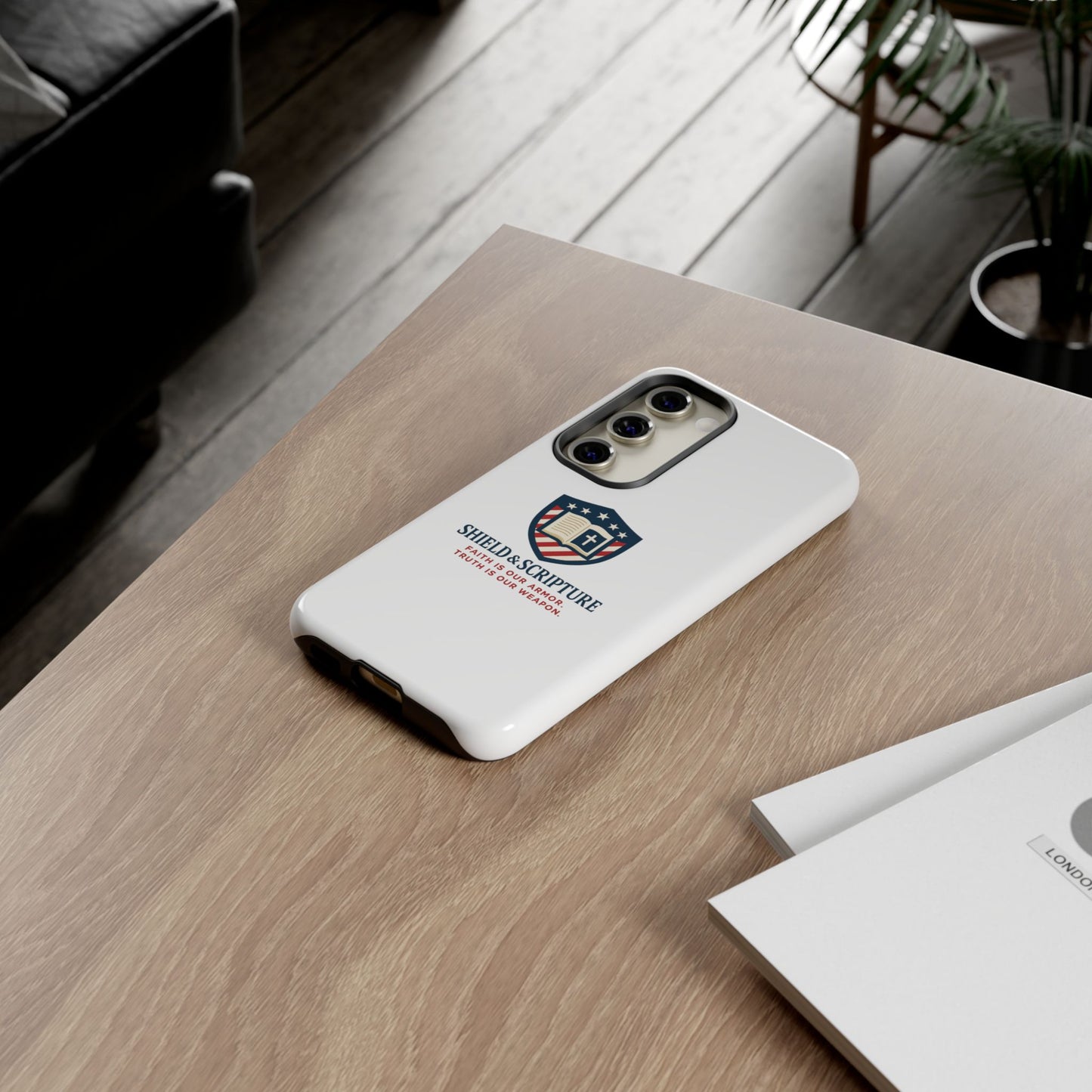 Shield & Scripture Phone Case