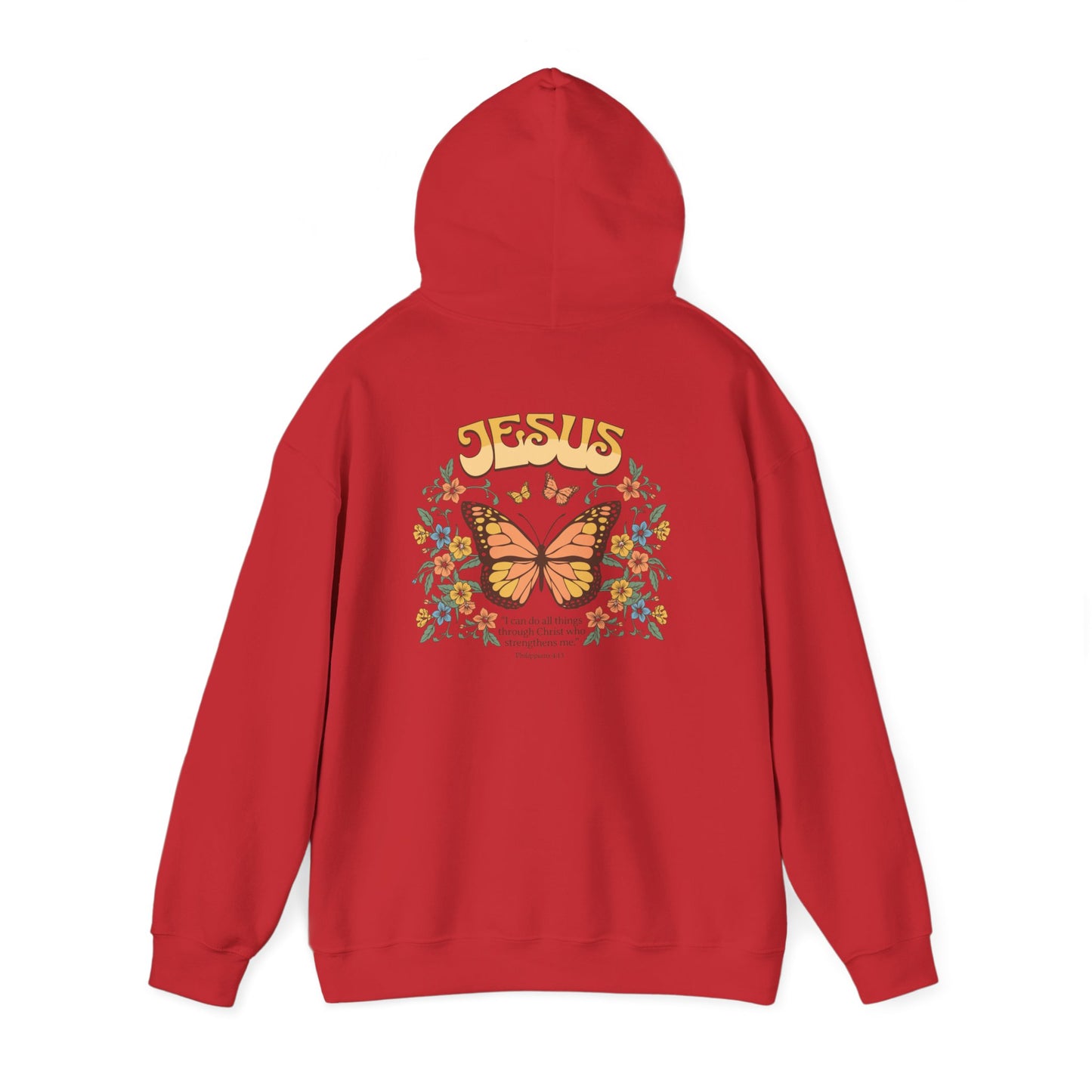 Butterfly JESUS Design Unisex Hoodie