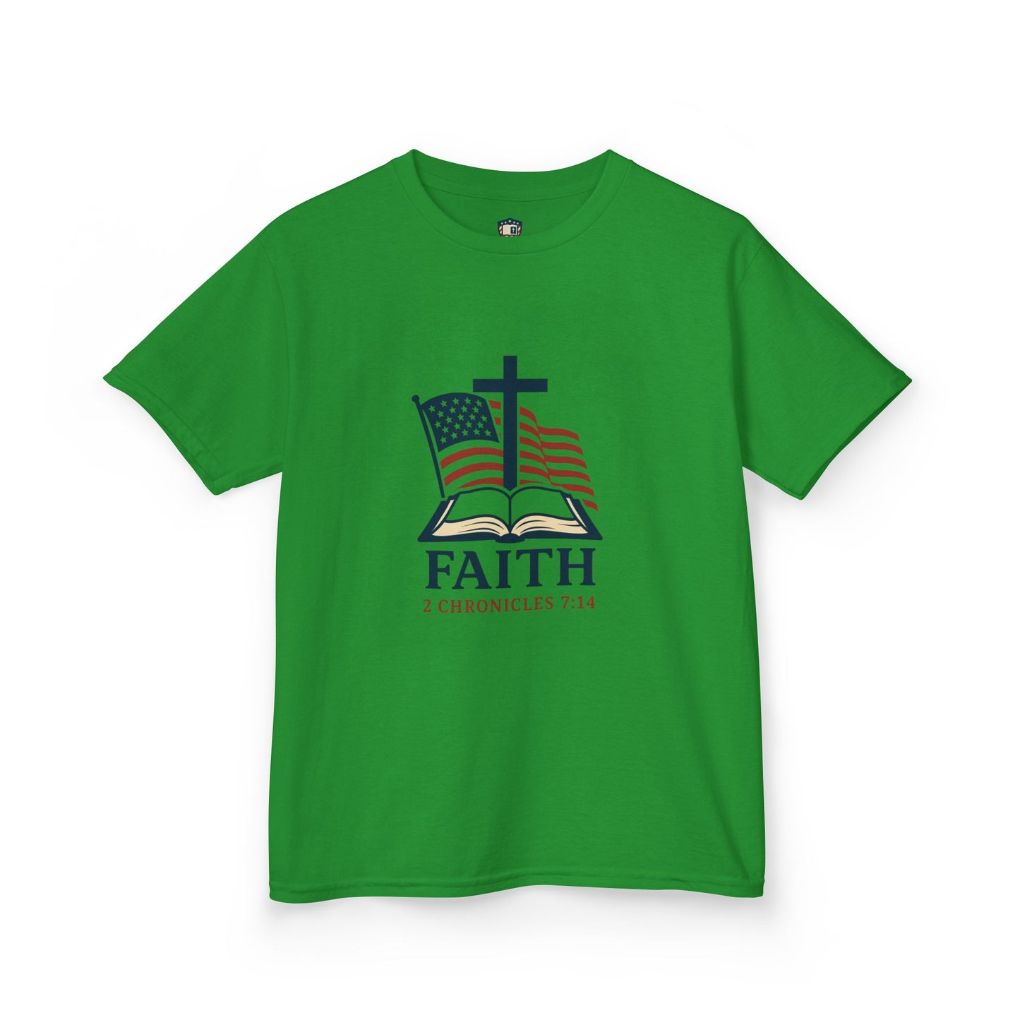 Faith & Freedom 2 Chronicles 7:14 Inspired Christian Kids Shirt