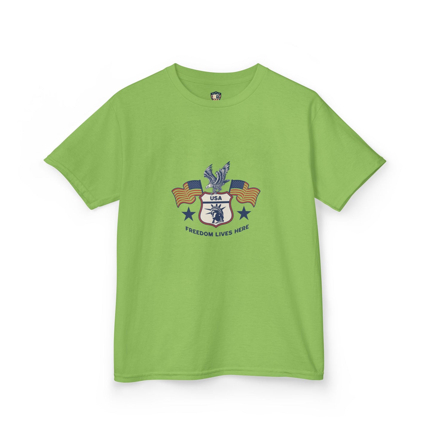 Freedom Lives Here Kids Tee for Boys and Girls