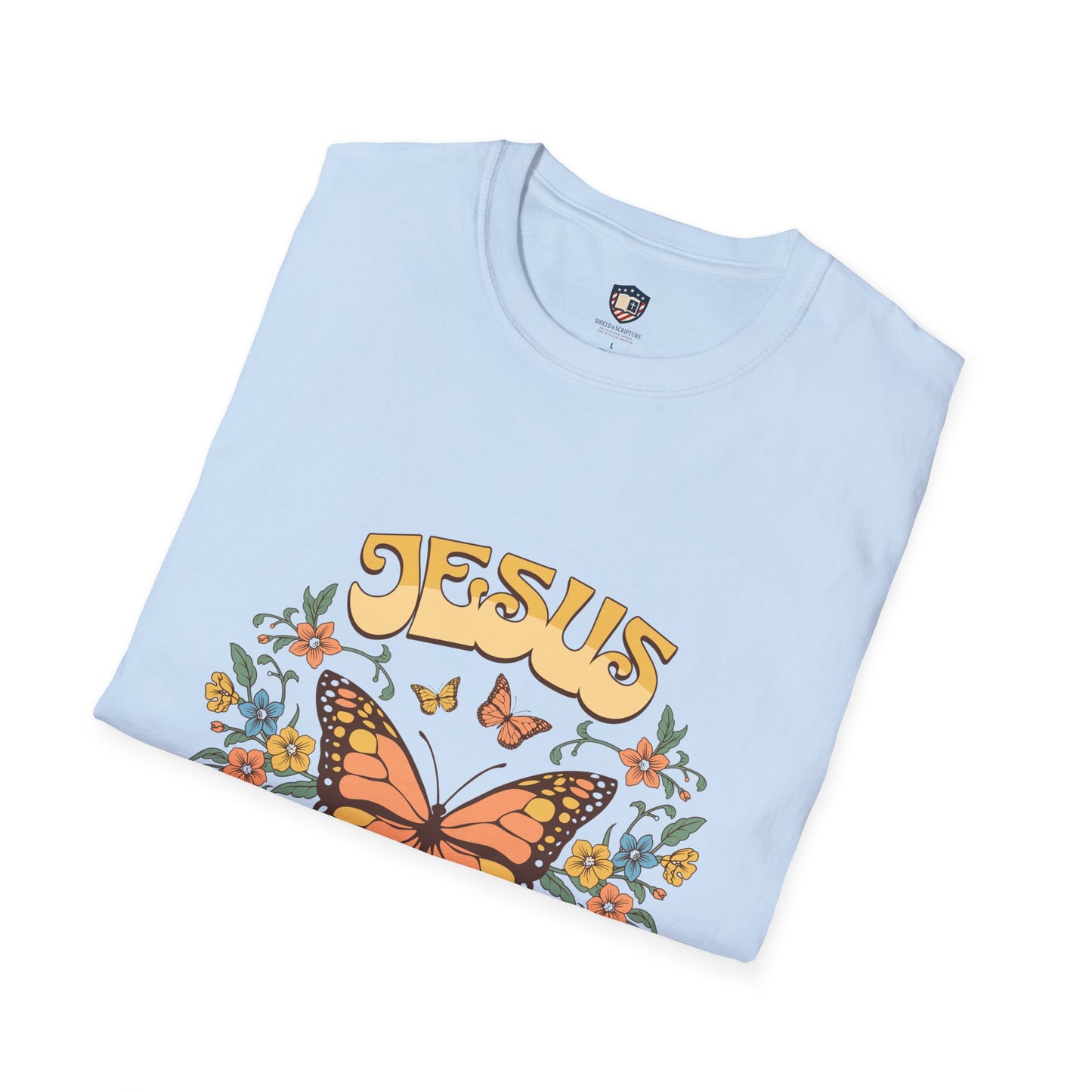 Jesus Butterfly Unisex Soft style T-Shirt