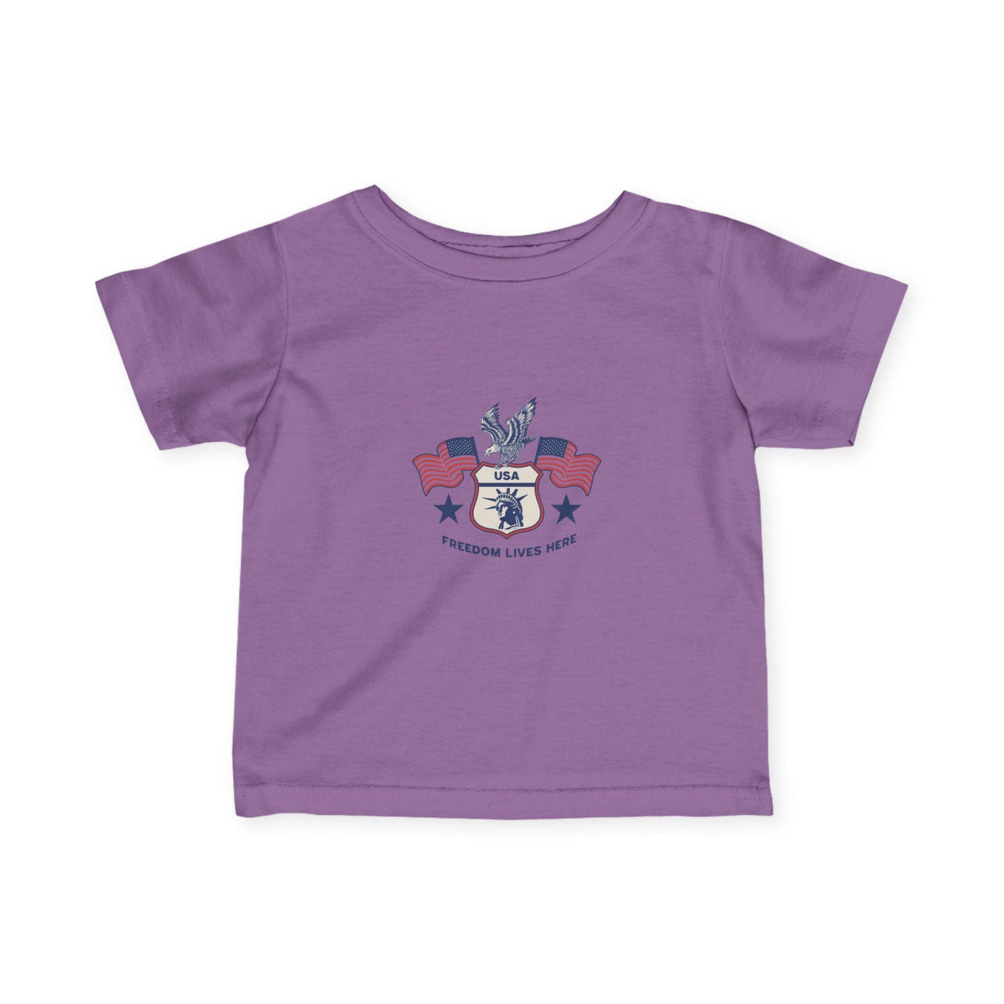 Patriotic Baby Tee, USA Graphic Toddler Shirt