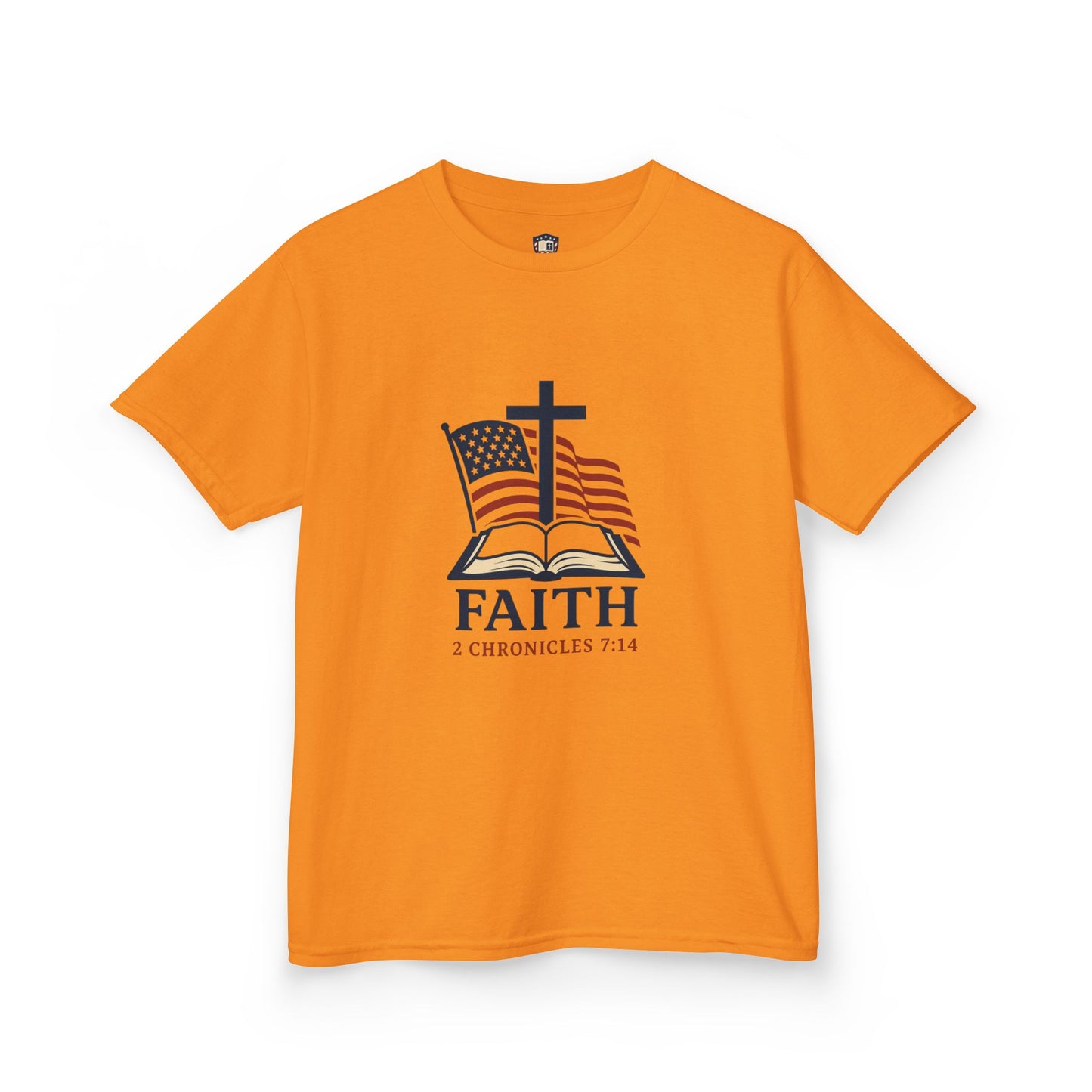 Faith & Freedom 2 Chronicles 7:14 Inspired Christian Kids Shirt