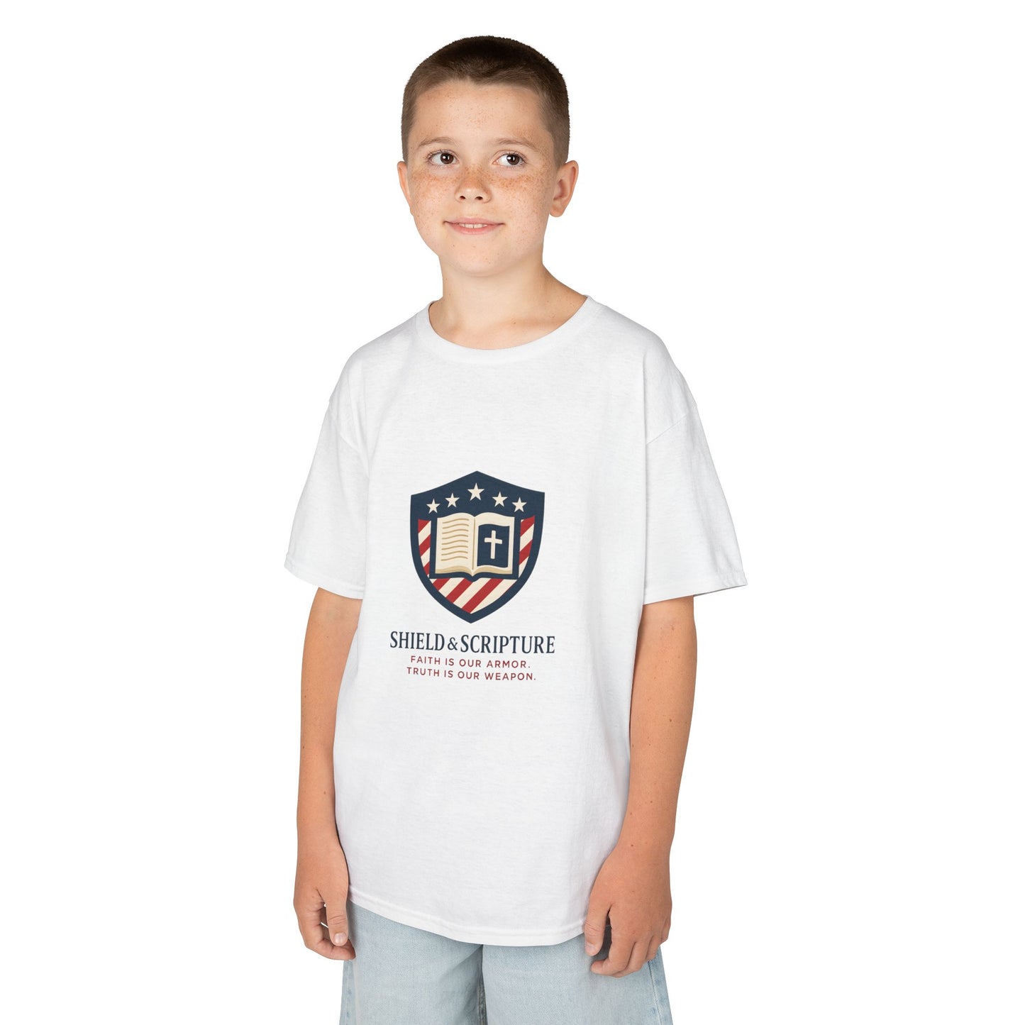 Shield & Scripture Kids Tee Daily Wear