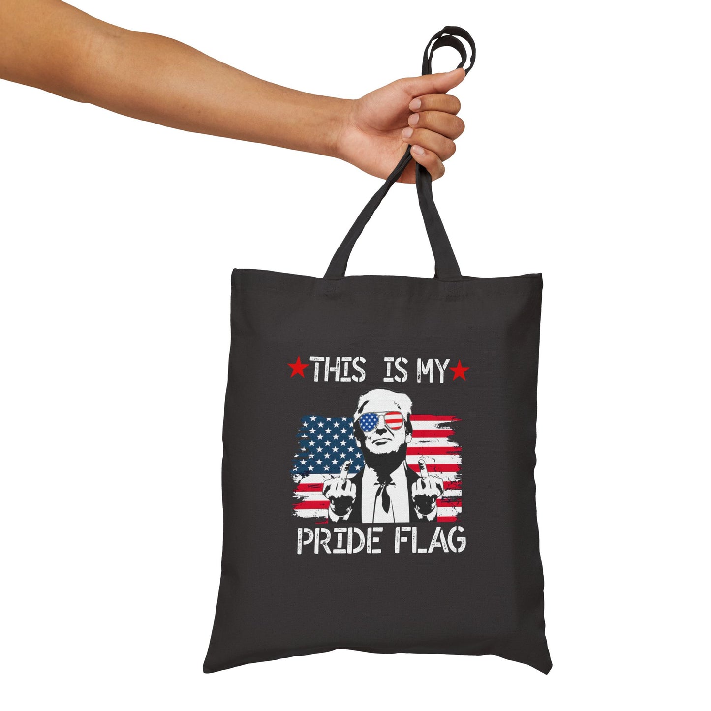 Trump This Is My Pride Flag Inspired Tote Bag