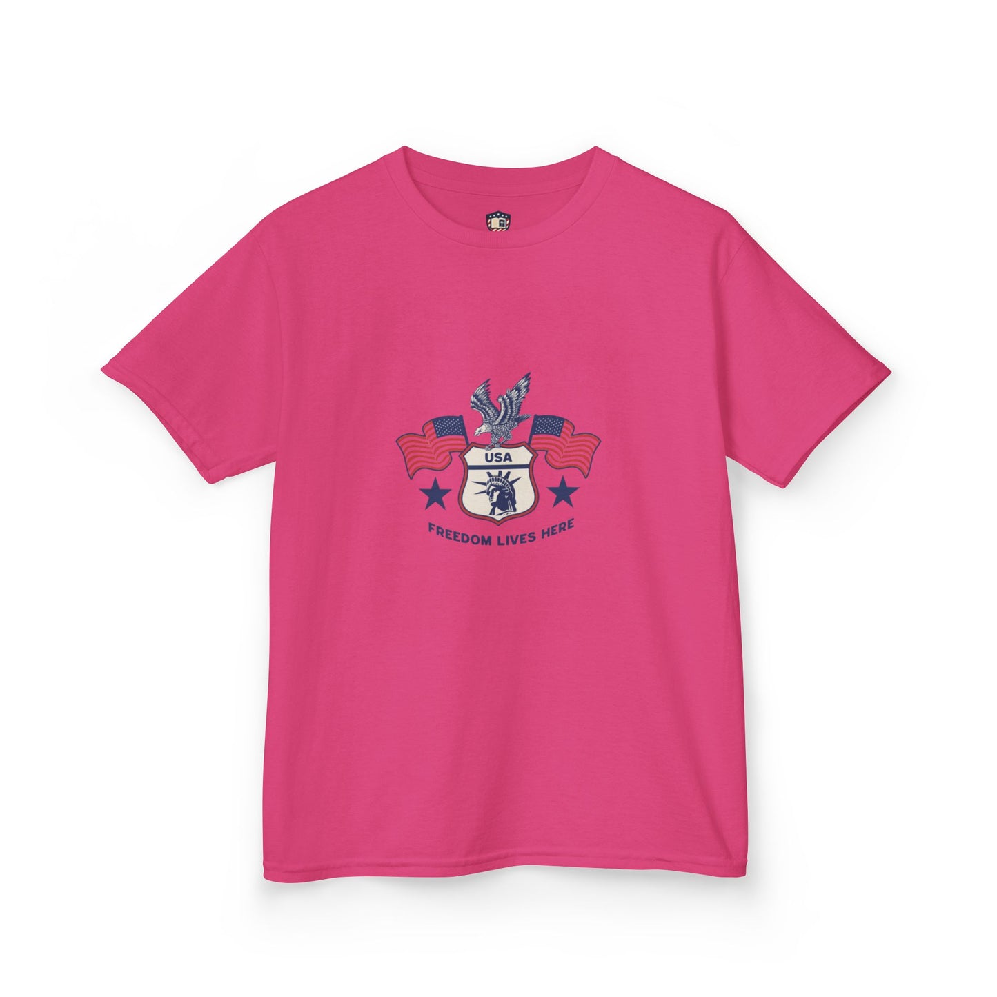 Freedom Lives Here Kids Tee for Boys and Girls