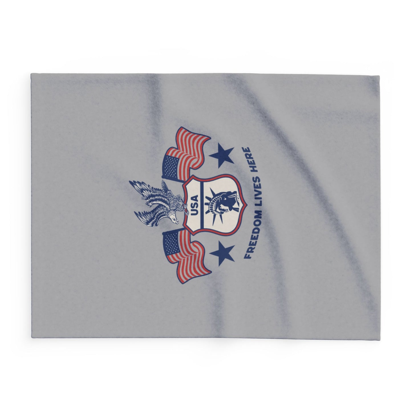 Freedom Lives Here Fleece Blanket