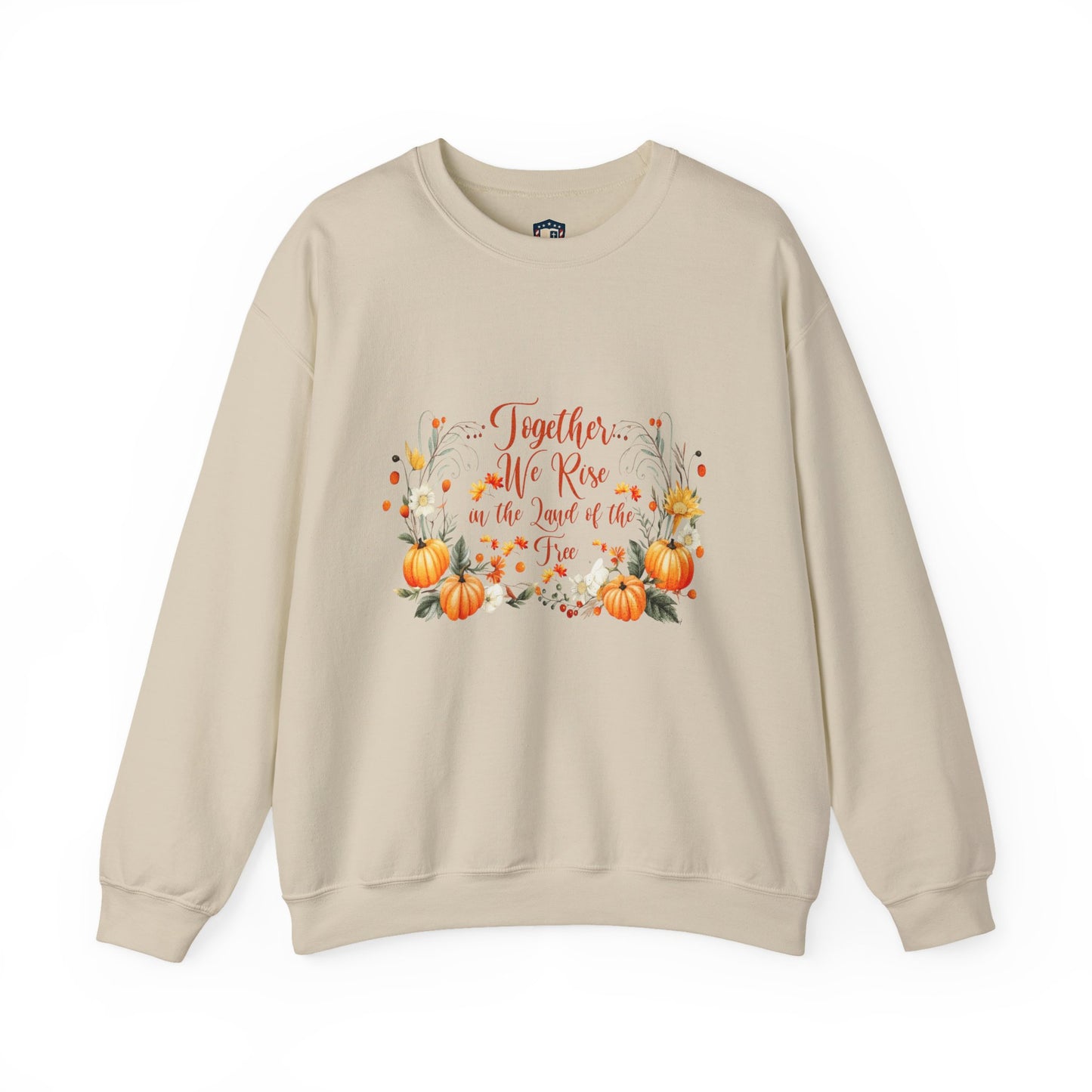 Fall Themed Unisex Sweatshirt - Together We Rise