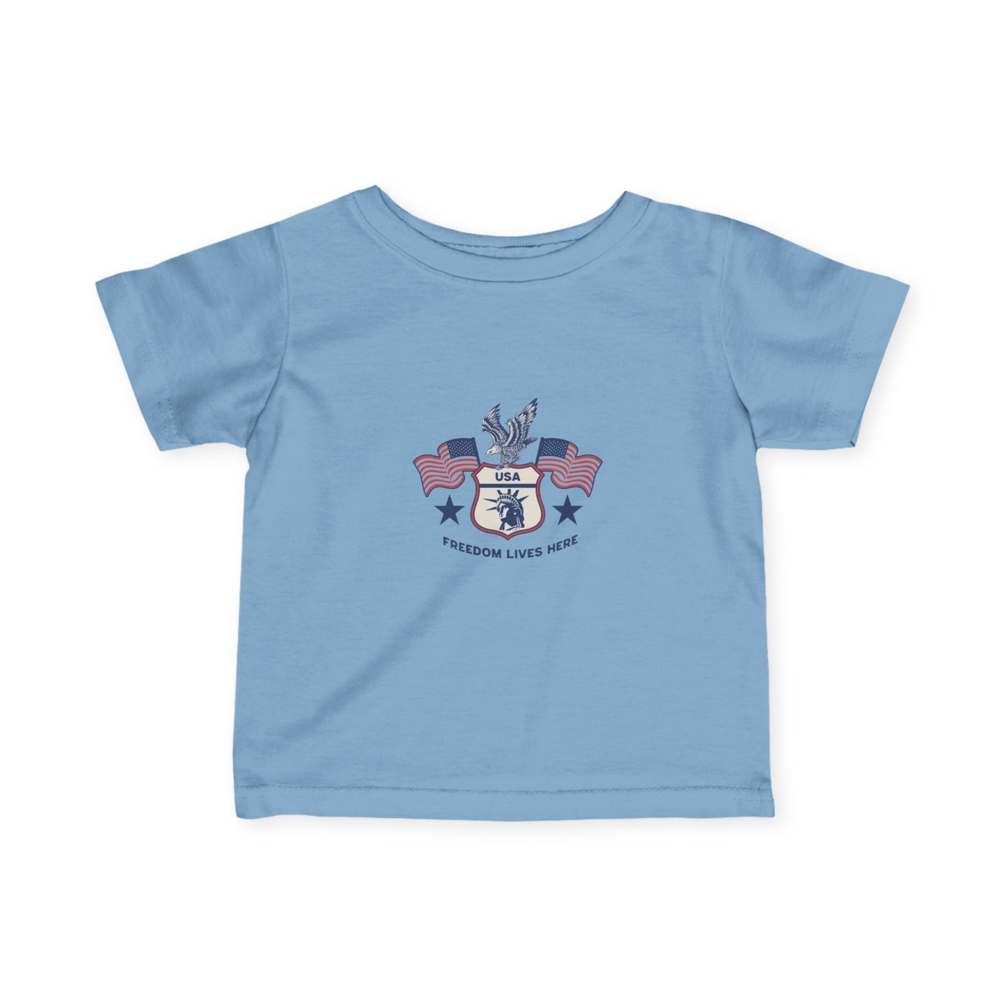 Patriotic Baby Tee, USA Graphic Toddler Shirt