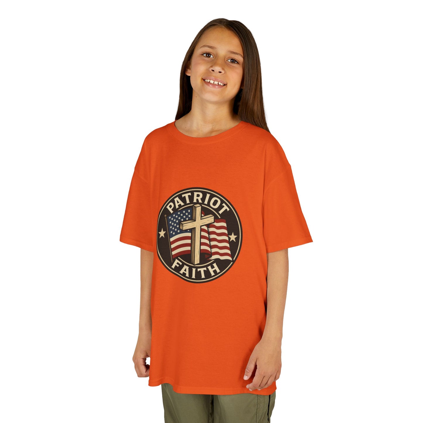 Patriotic Kids Tee - Faith & Freedom Everyday Wear