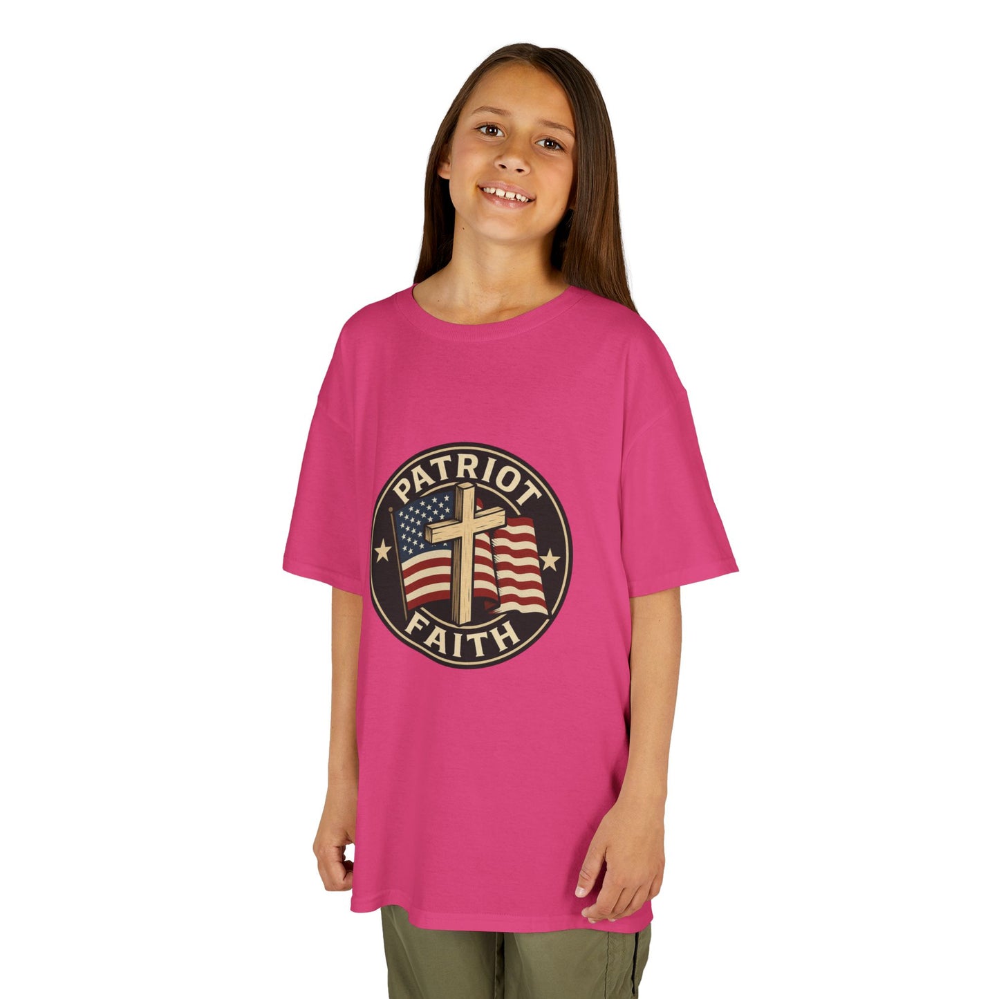 Patriotic Kids Tee - Faith & Freedom Everyday Wear