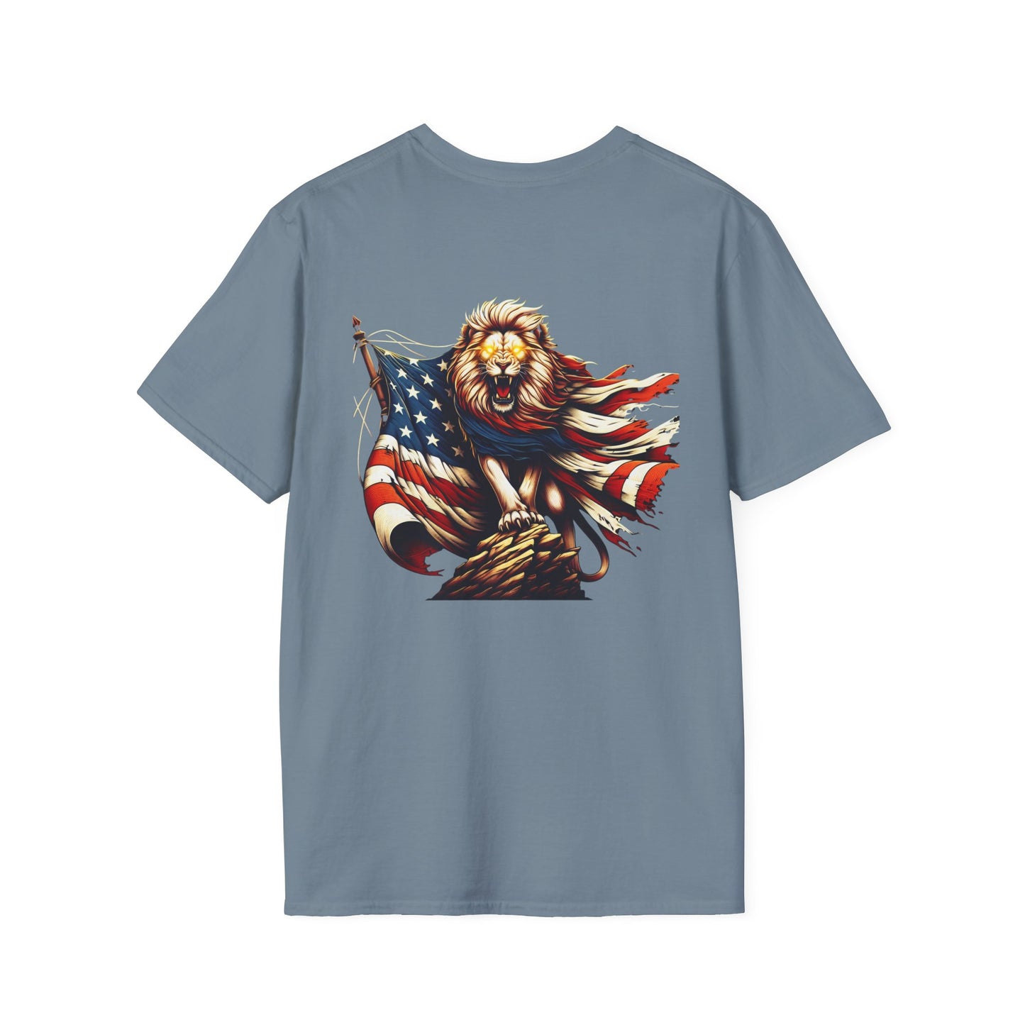 Lion of Judah USA Flag Unisex T-Shirt
