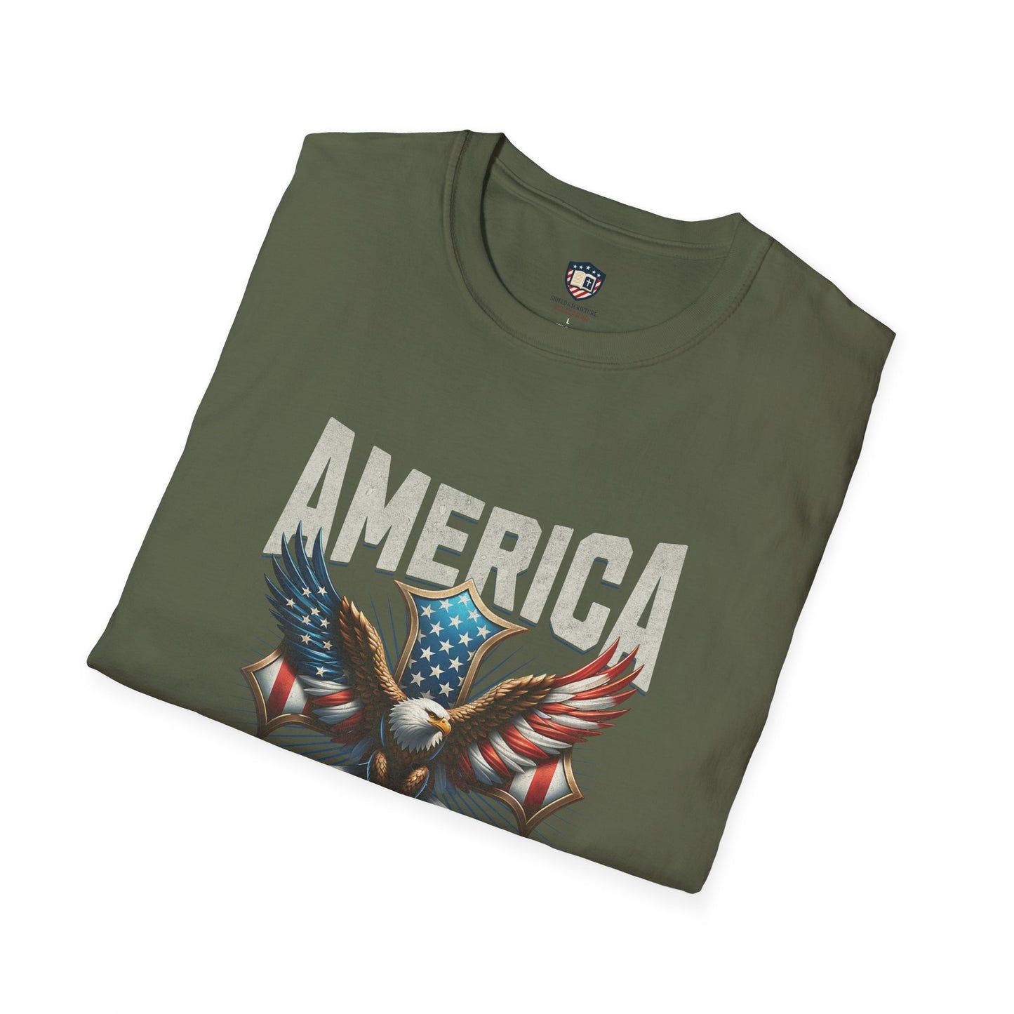 America Strong in Faith, Free in Spirit Unisex T-shirt