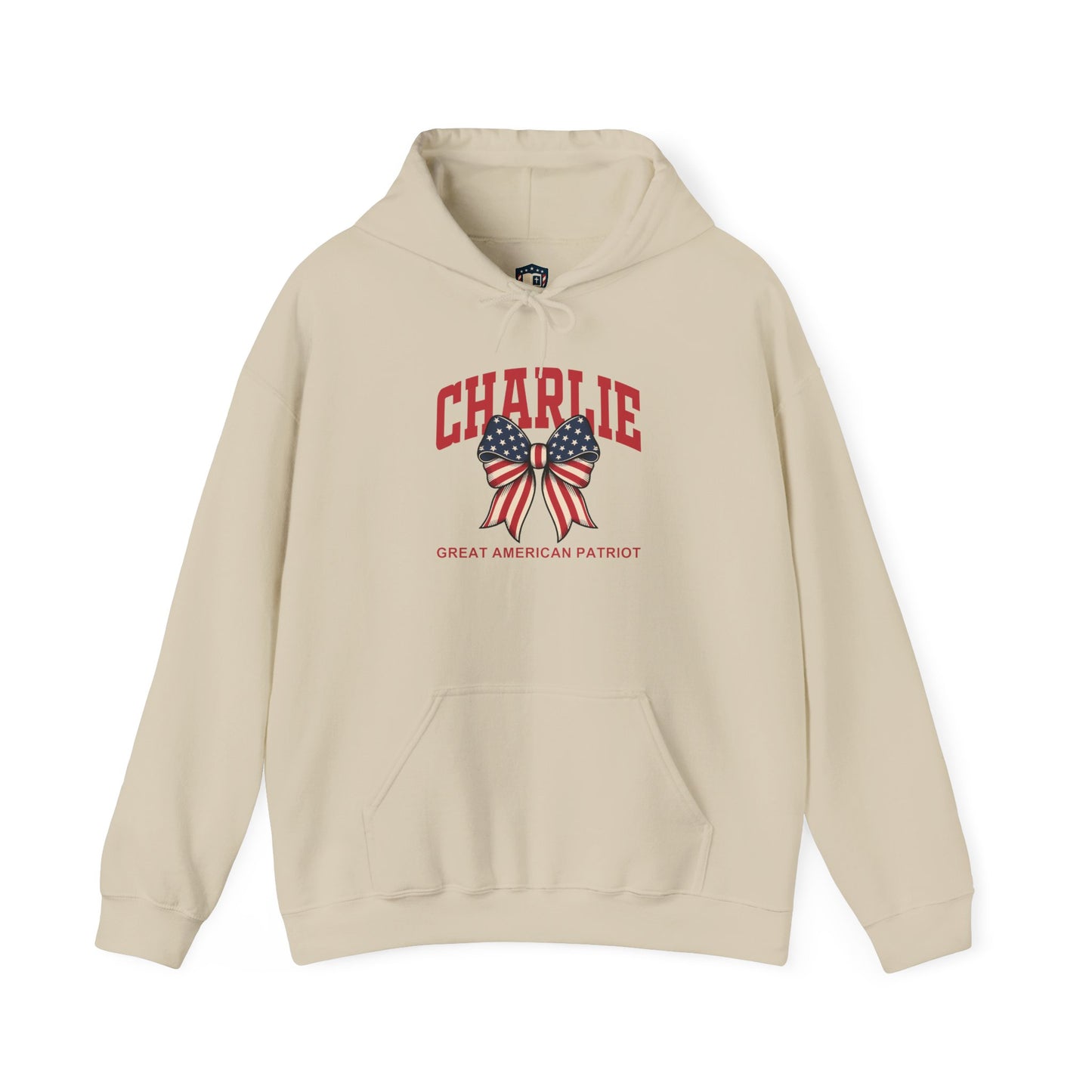 Charlie Kirk Great American Patriot Themed Unisex Hoodie