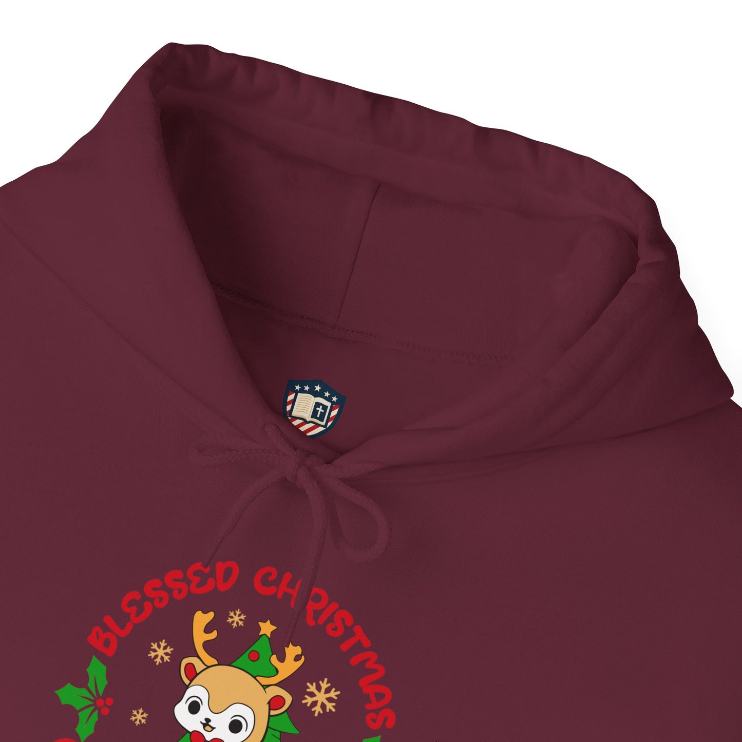 Blessed Christmas Proud Nation Design Unisex Hoodie
