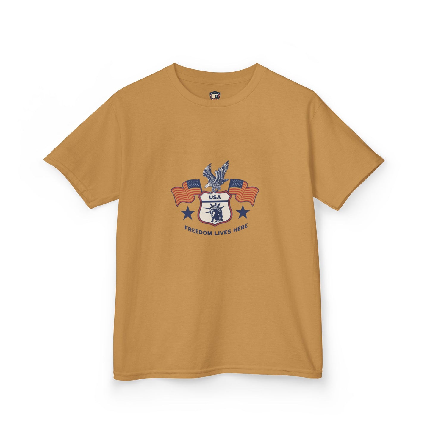 Freedom Lives Here Kids Tee for Boys and Girls