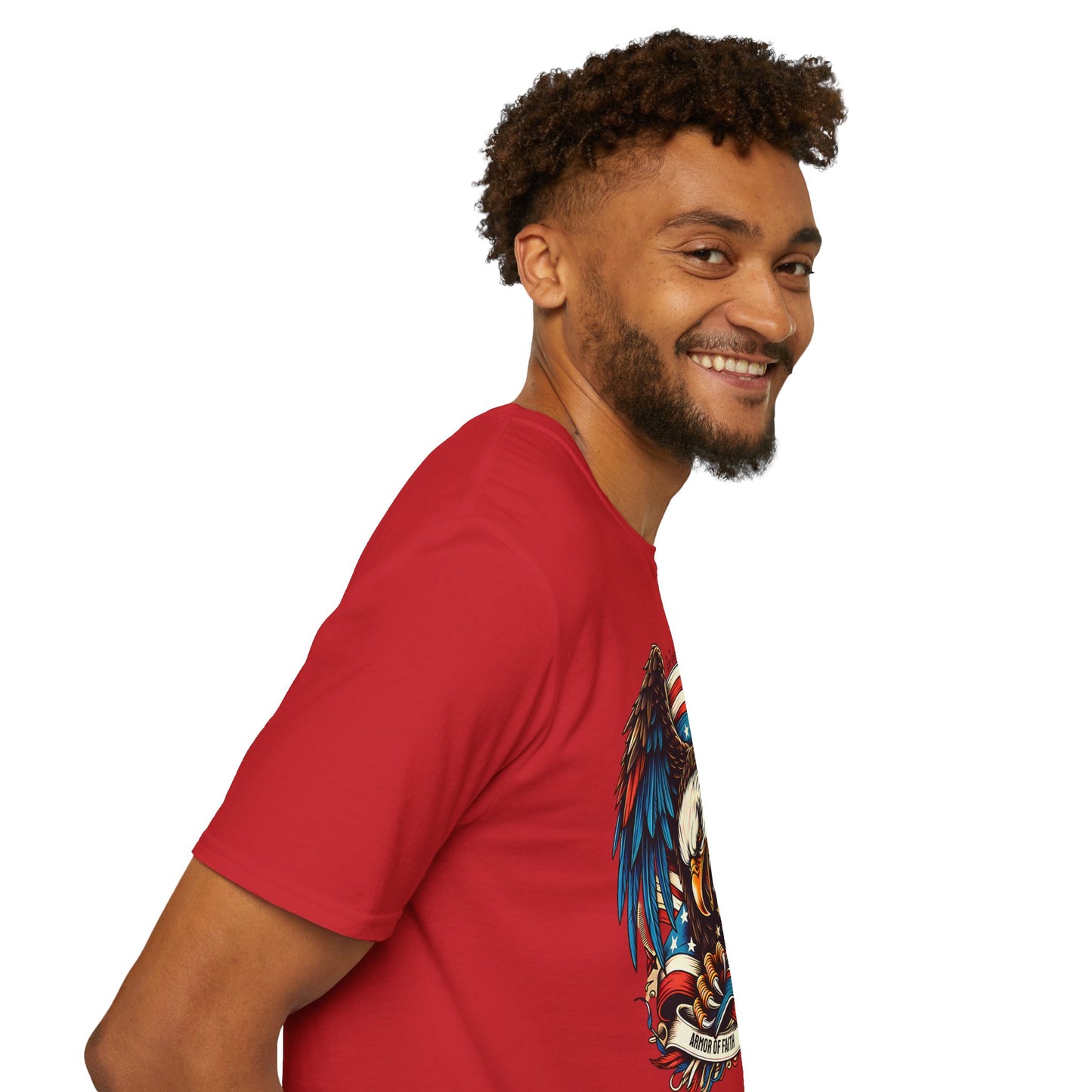 Patriotic Eagle Graphic Unisex T-Shirt