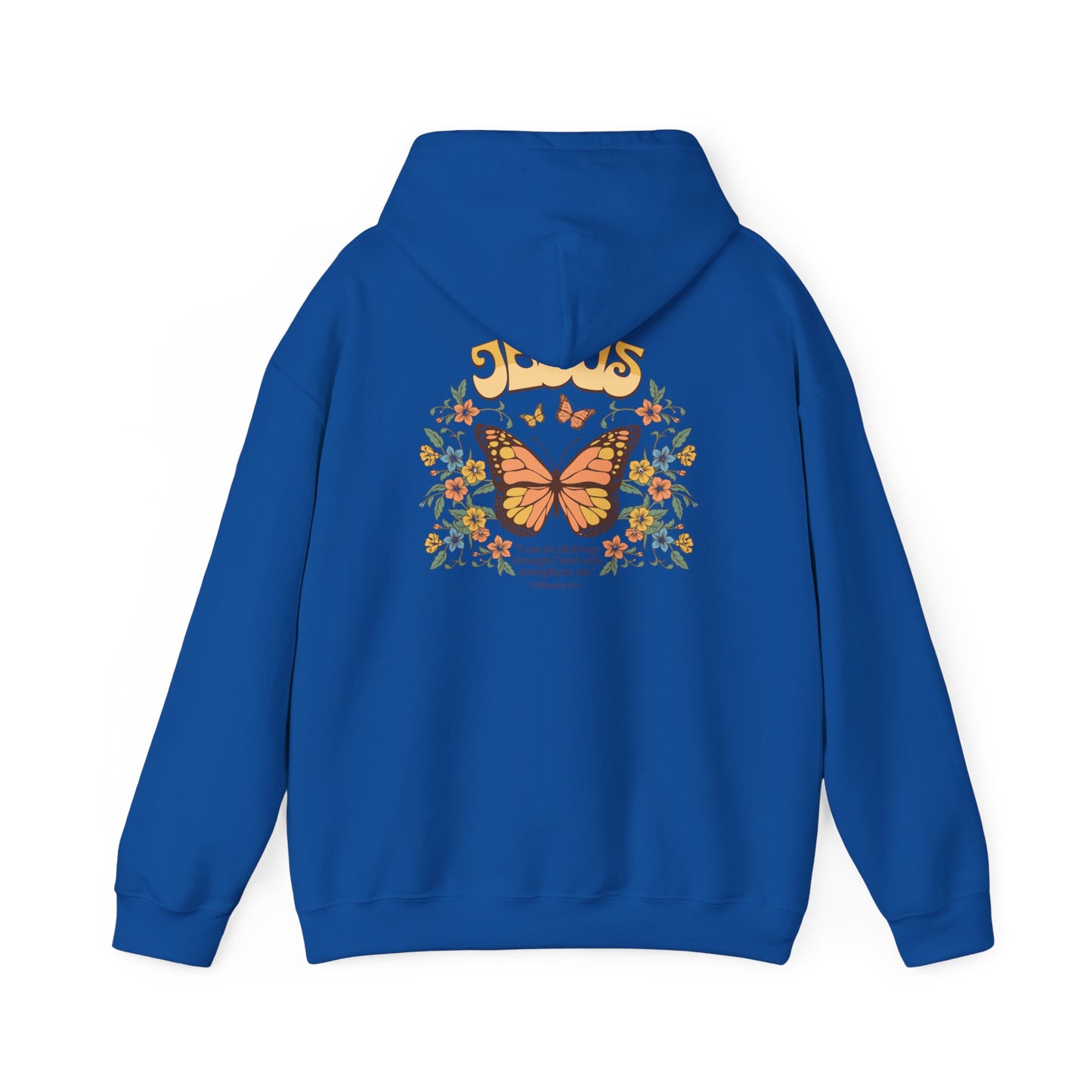 Butterfly JESUS Design Unisex Hoodie
