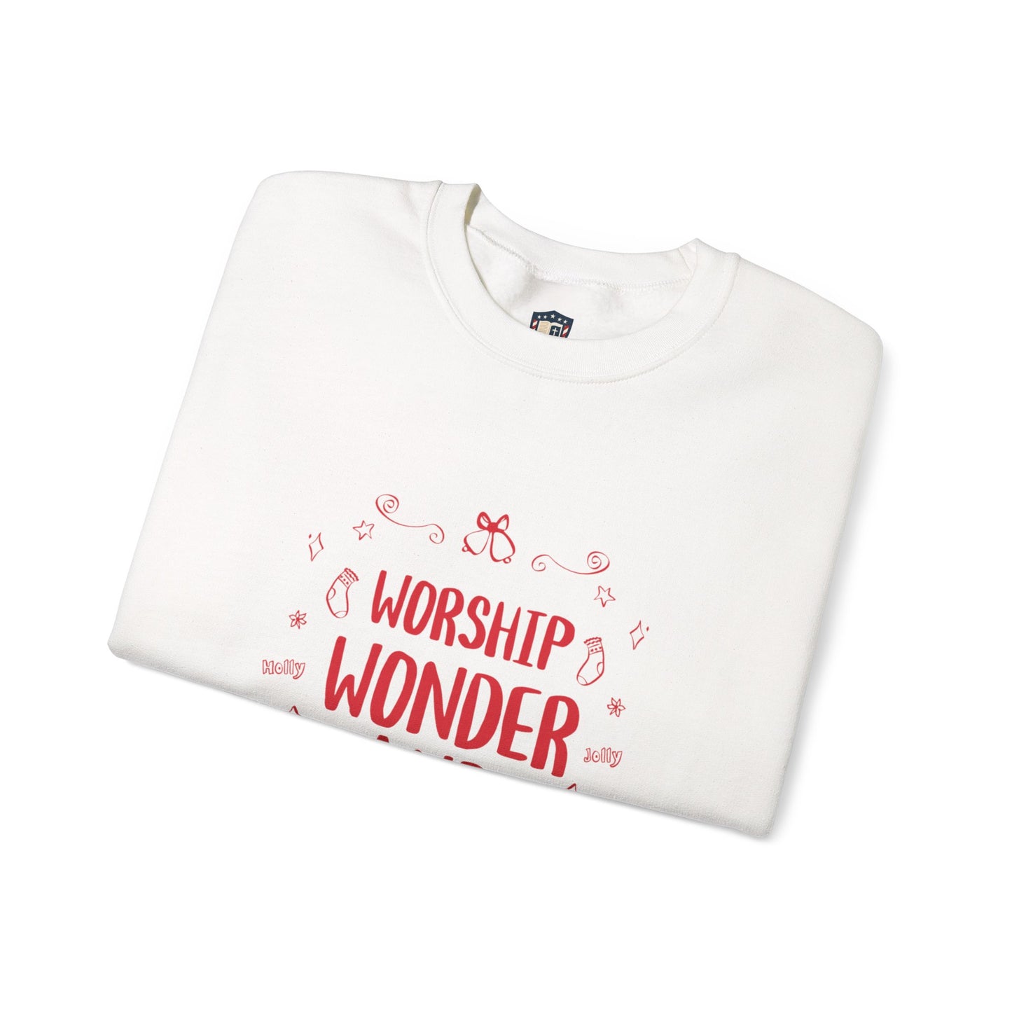 Worship Wonder Liberty Crewneck Unisex Sweatshirt